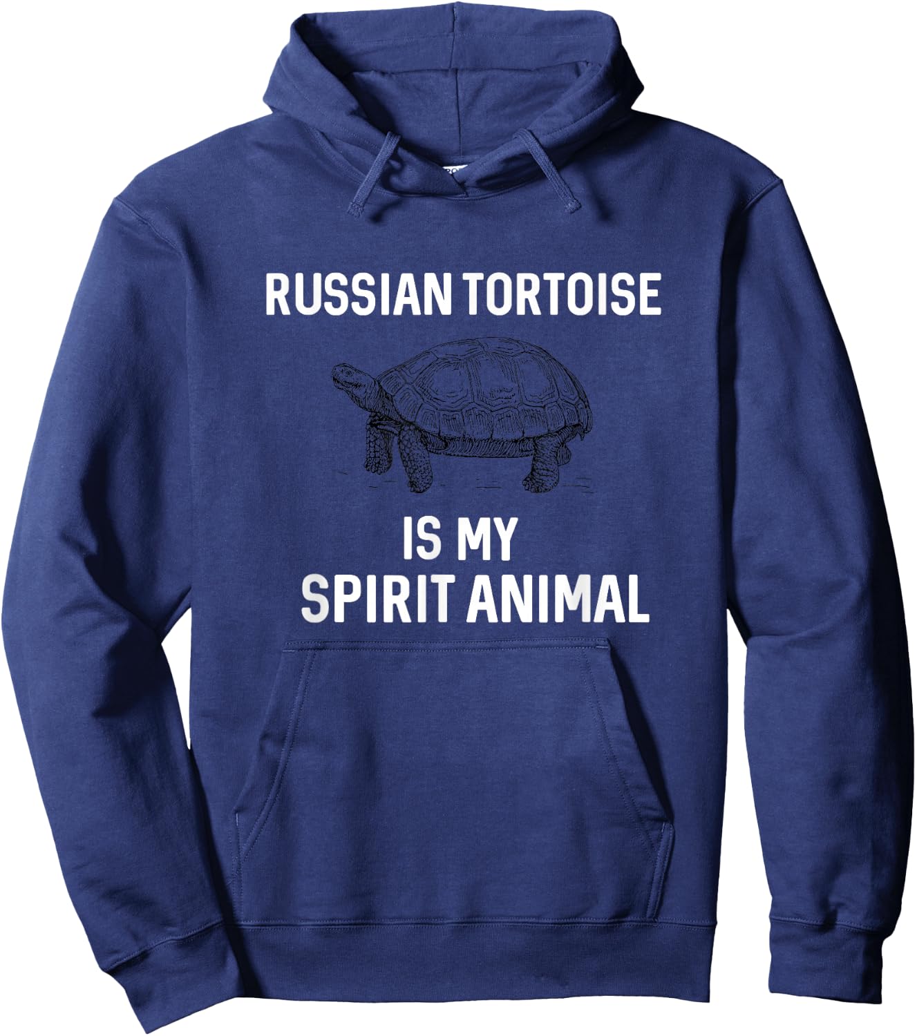 Tortoise - Russian Tortoise lovers Gift Hoodie - Hoodie | Navy