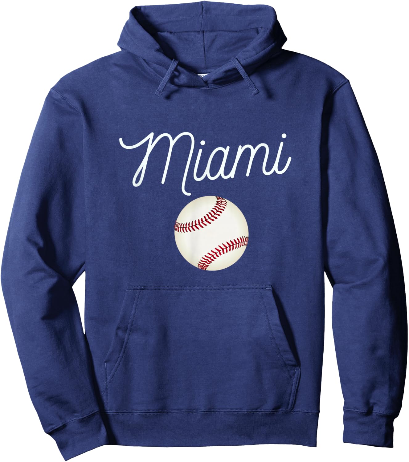 Cool Giant Marlin Ball for Miami Hometown Baseball Fans Hoodie - Hoodie | Navy