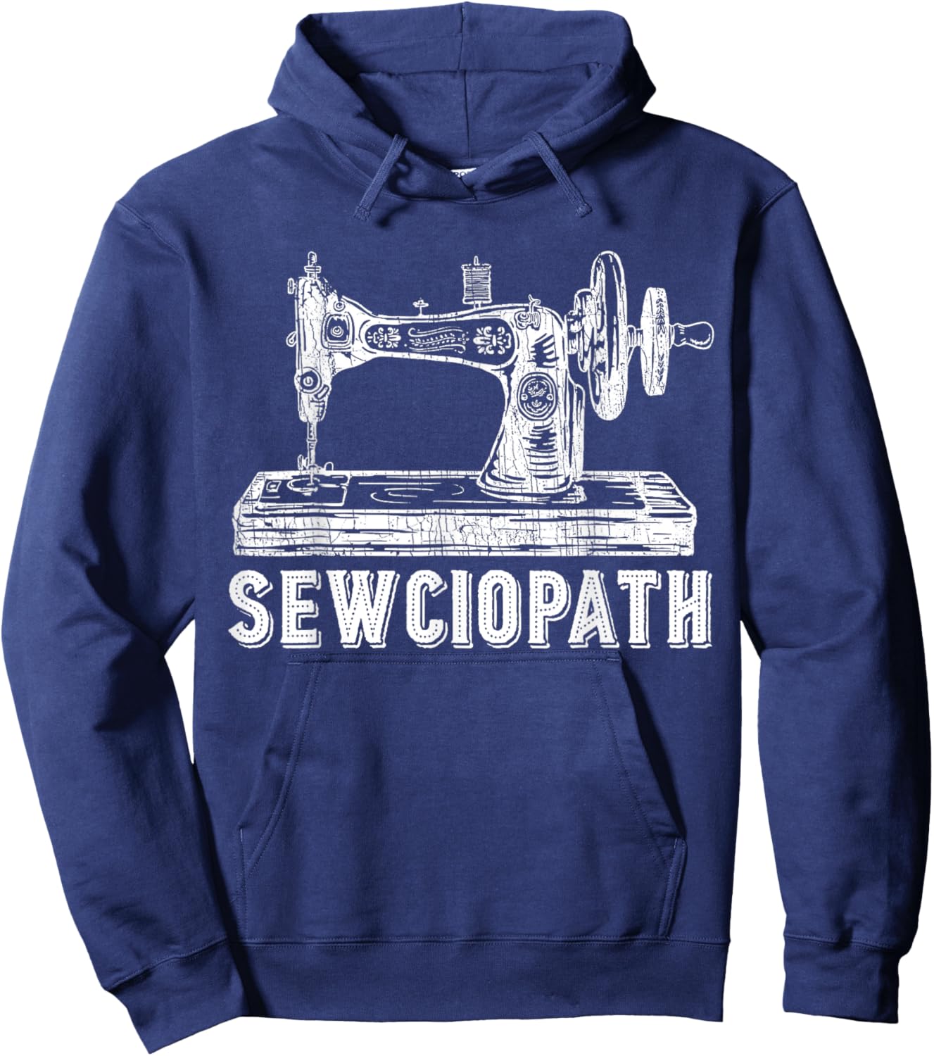 Funny Sewing Quilting Sewciopath Women Hoodie - Hoodie | Navy