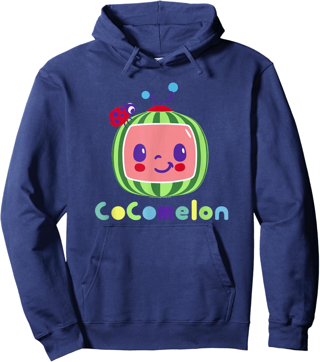 CoComelon Classic Centered Smile Hoodie - Hoodie | Navy