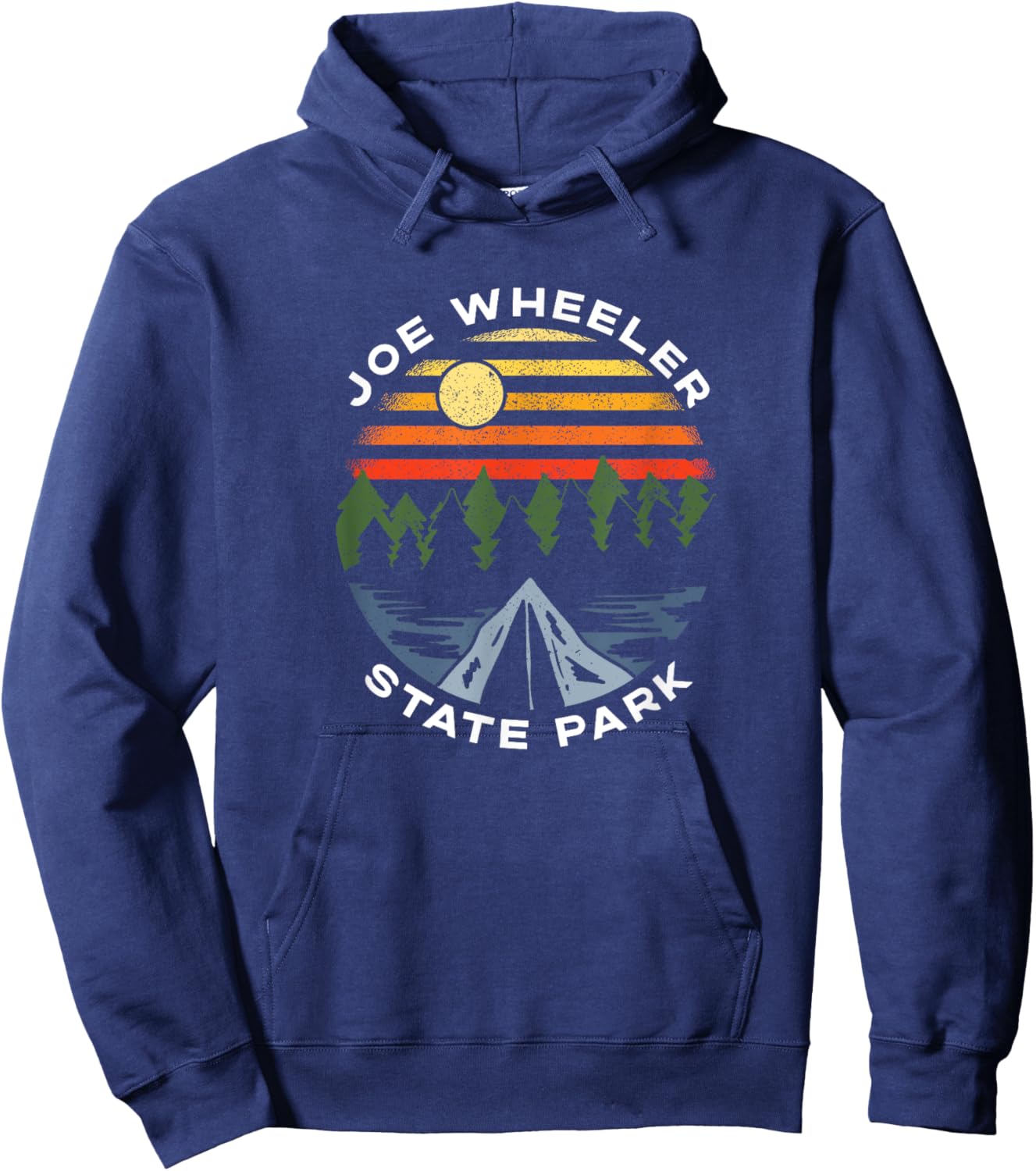 Joe Wheeler State Park Alabama Forest Vacation Souvenir Hoodie - Hoodie | Navy