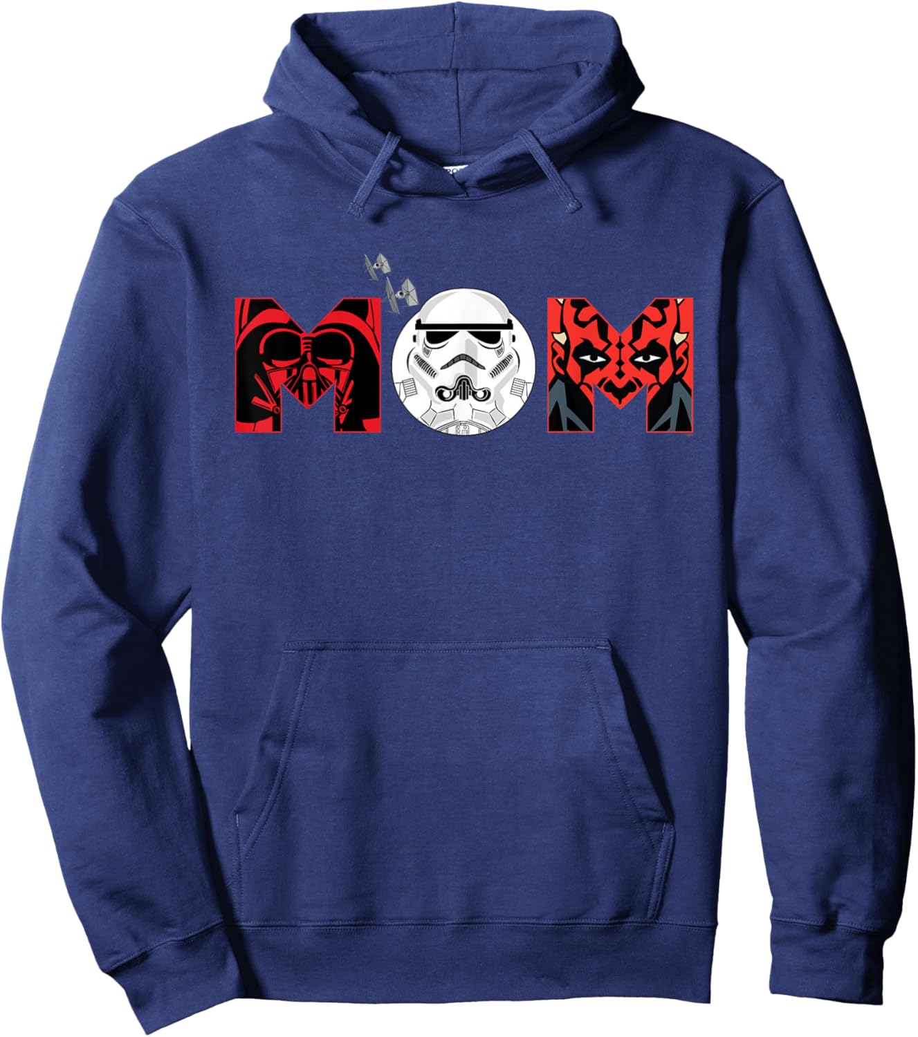 Star Wars Darth Vader Darth Maul Mom Mother’s Day Birthday Hoodie - Hoodie | Navy