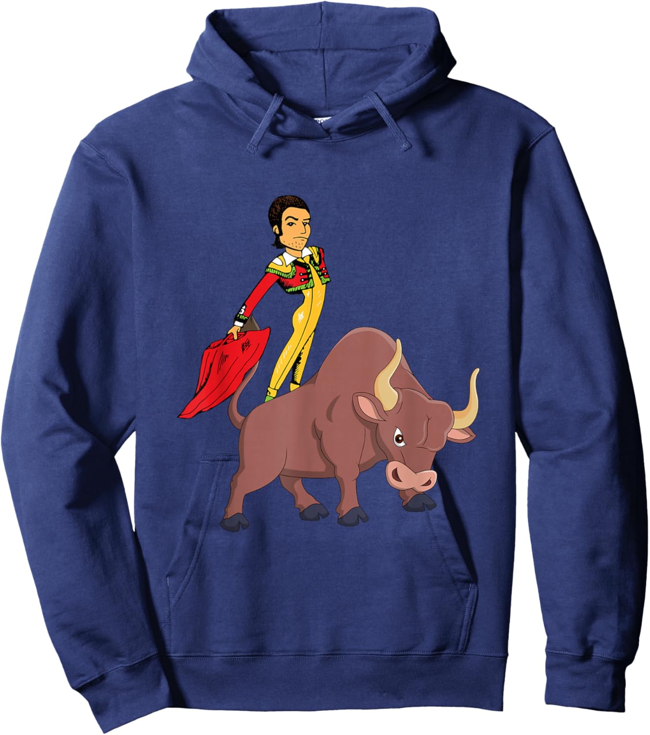 Bull Fighters, Funny Bull Fighting Lovers Costume Hoodie - Hoodie | Navy