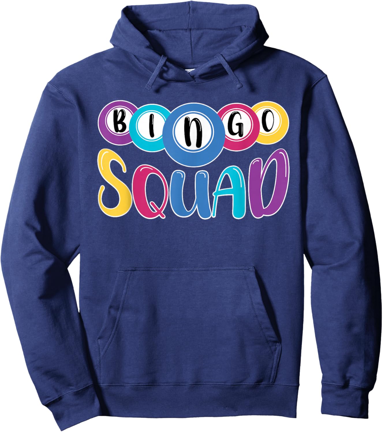 Bingo Squad Women Men Bingo Funny Bingo Hoodie - Hoodie | Navy
