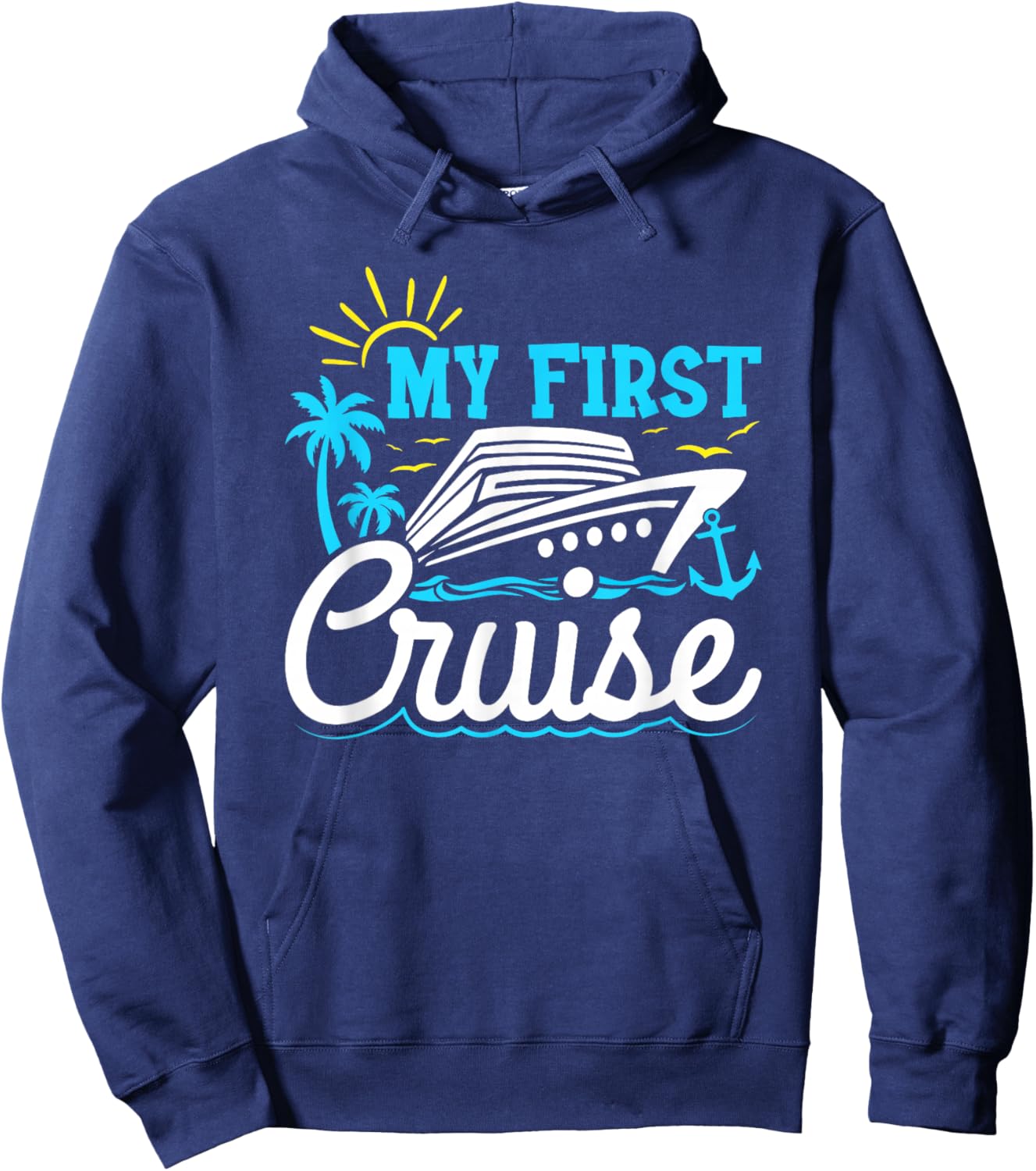 My First Cruise Family Cruise Kids Boys Cruising Hoodie - Hoodie | Navy