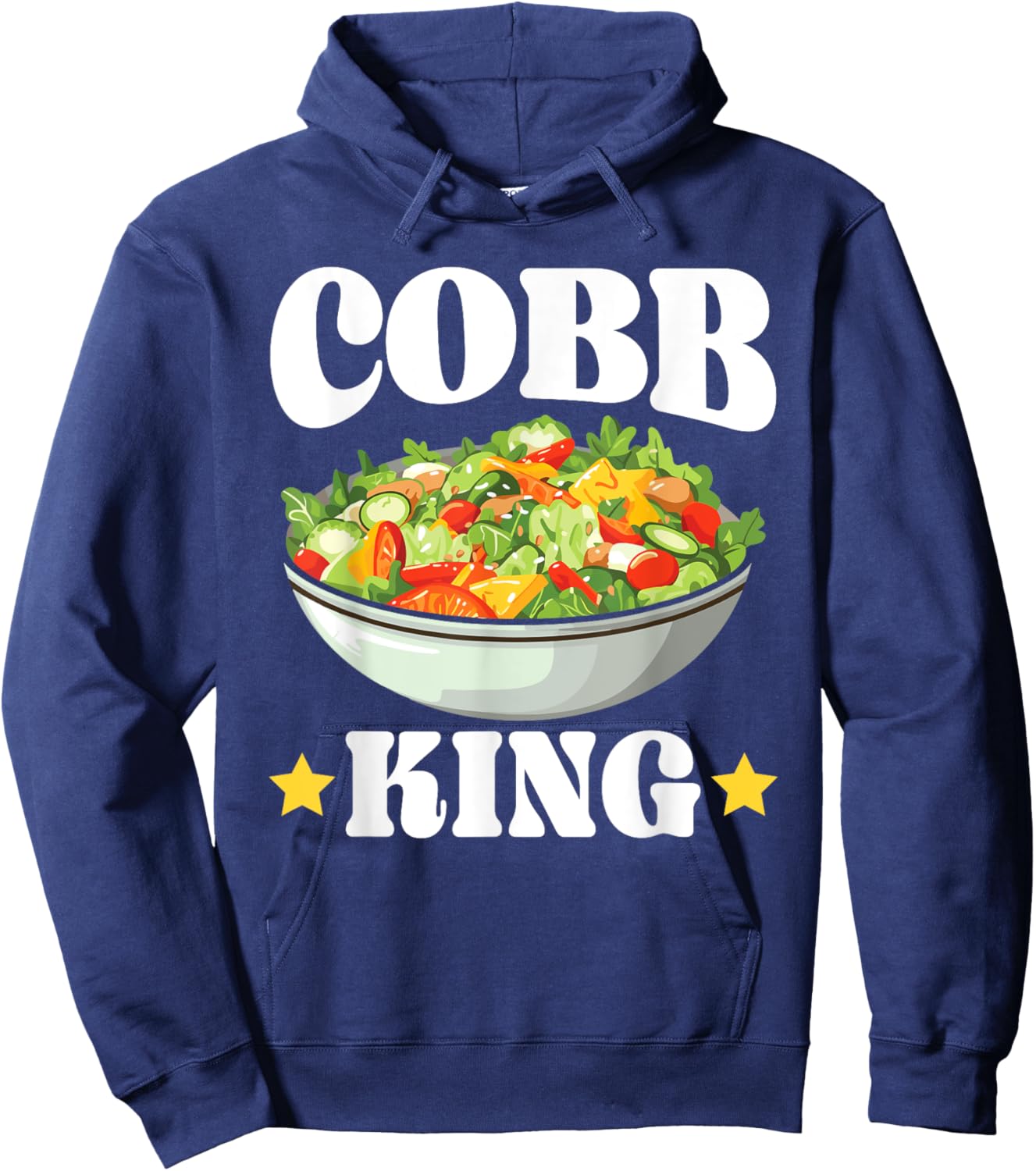 Cobb Salad Lover Foodie Food American Garden Salad Hoodie - Hoodie | Navy