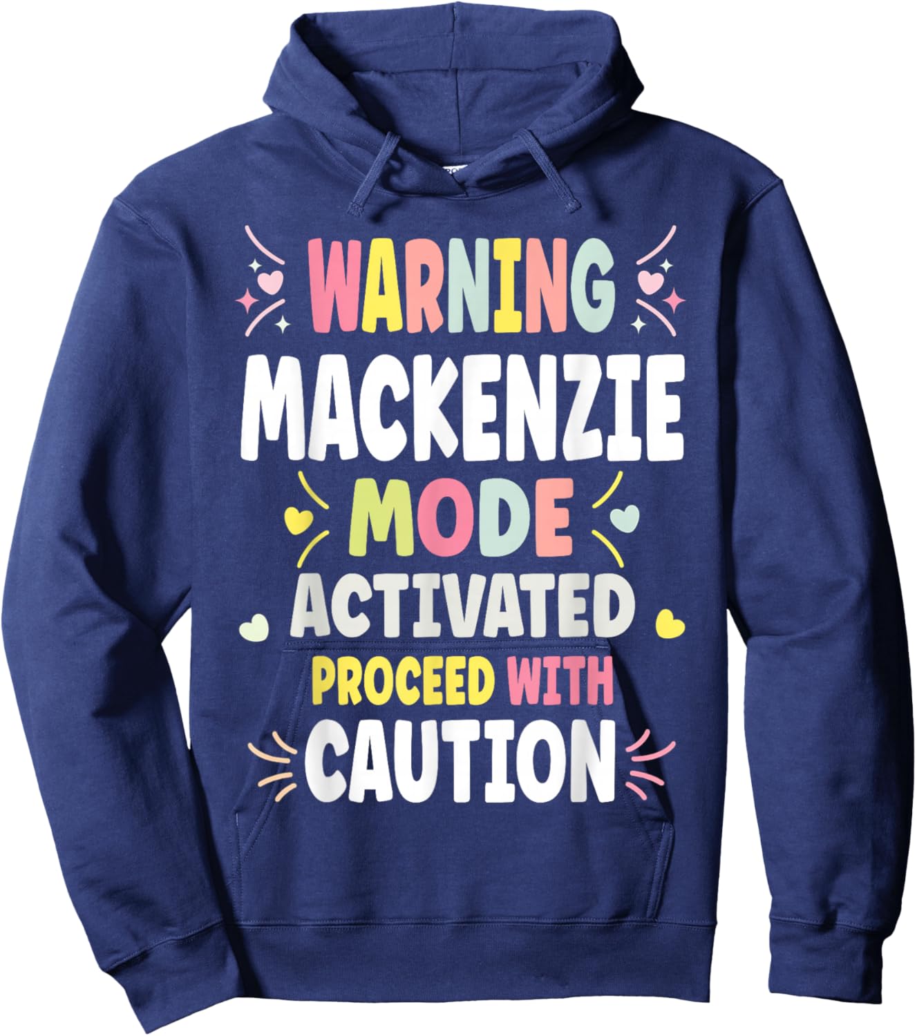 MACKENZIE Personalized Women's Gift Custom MACKENZIE Hoodie - Hoodie | Navy