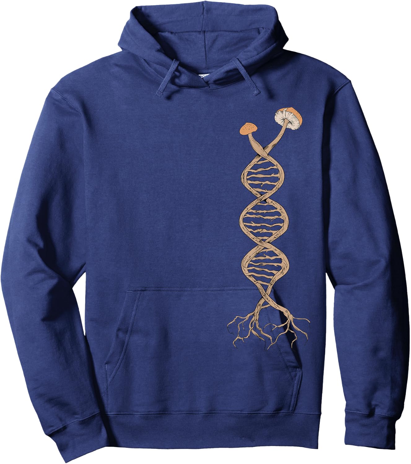 Pick Mushrooms is in my DNA | Shroom Mycology Fungi Foraging Hoodie - Hoodie | Navy