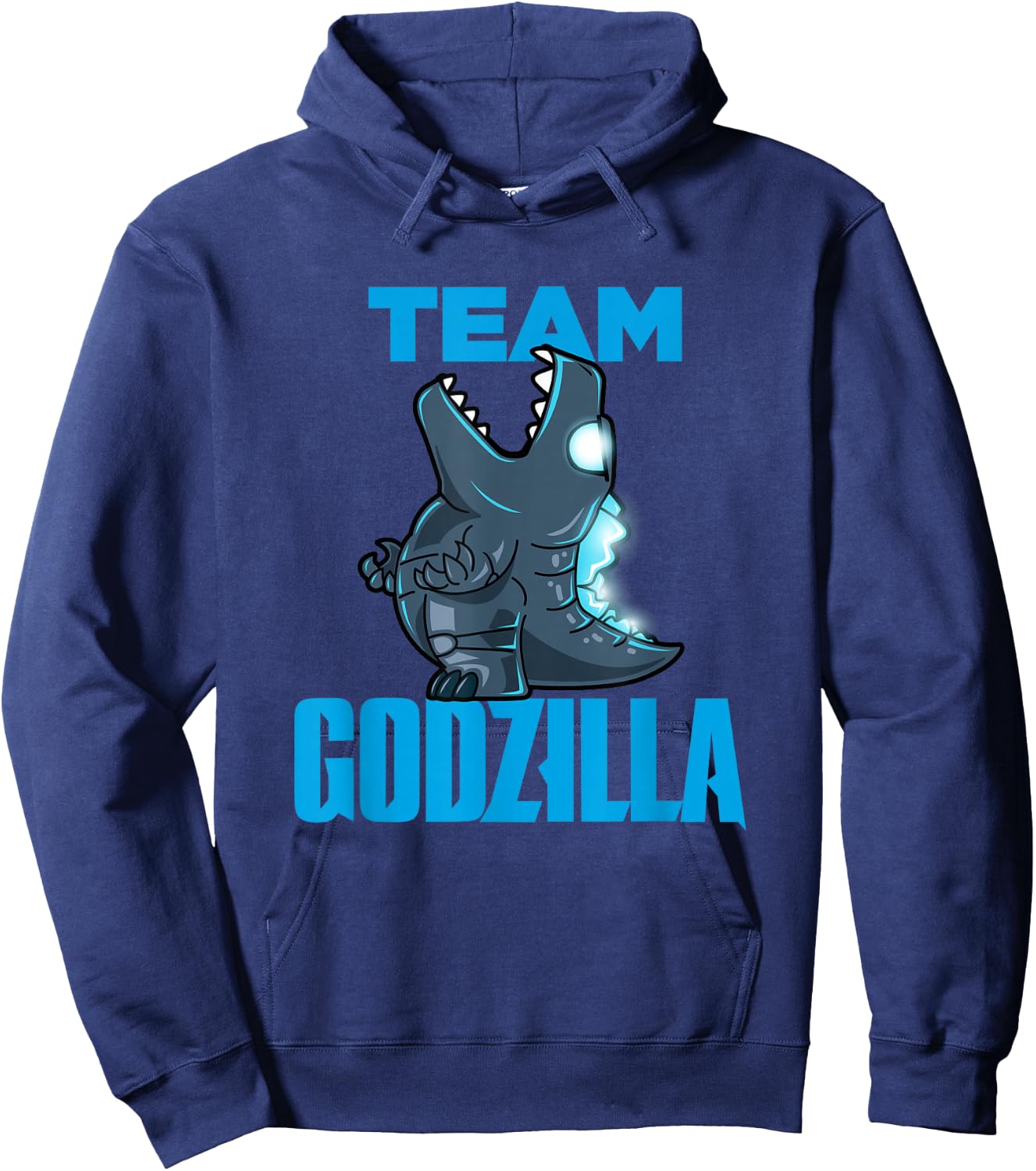 Godzilla vs Kong - Official Team Godzilla Cutesy Version Hoodie - Hoodie | Navy