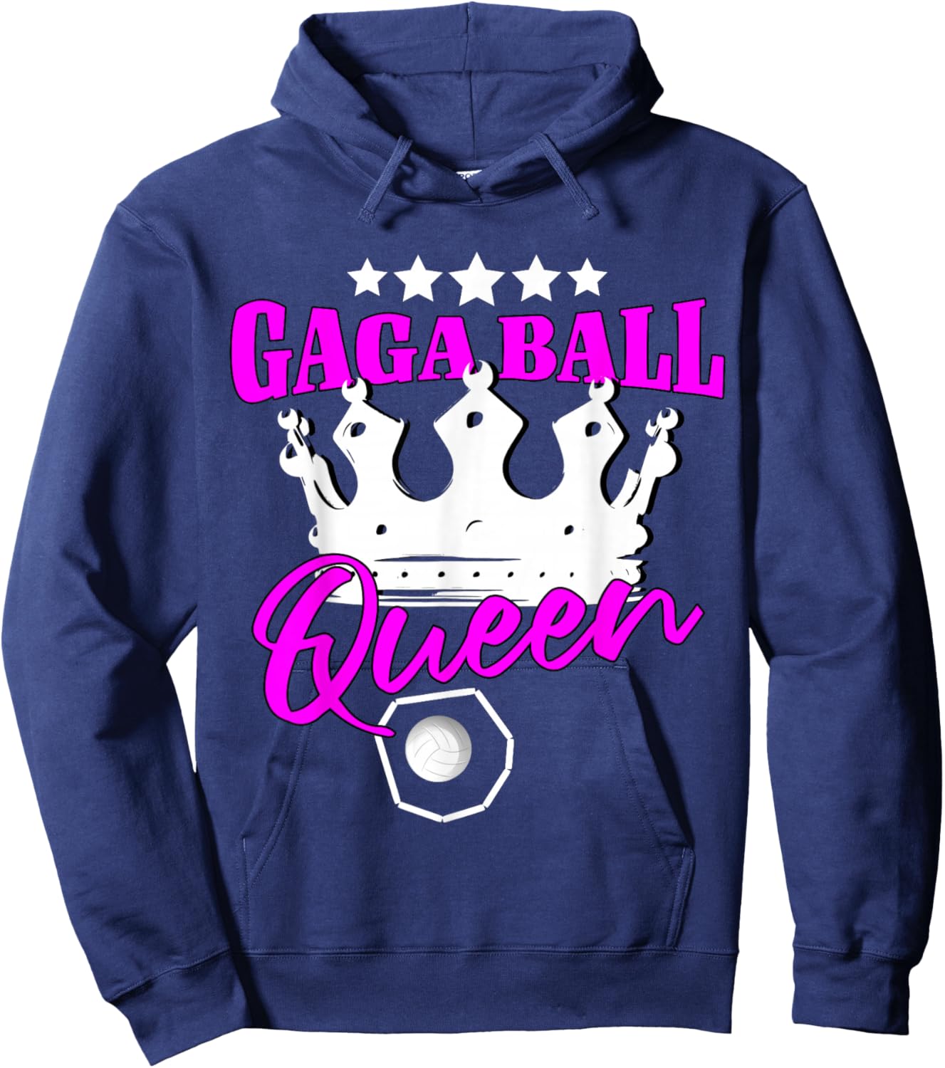 Gaga Ball Queen Gagaball Women Gaga Ball Hoodie - Hoodie | Navy