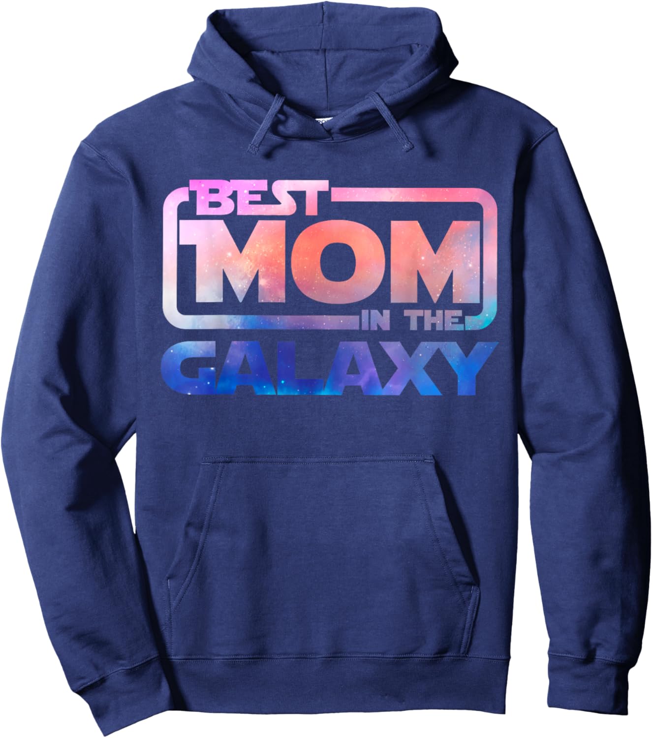 The best mom in the galaxy Hoodie - Hoodie | Navy