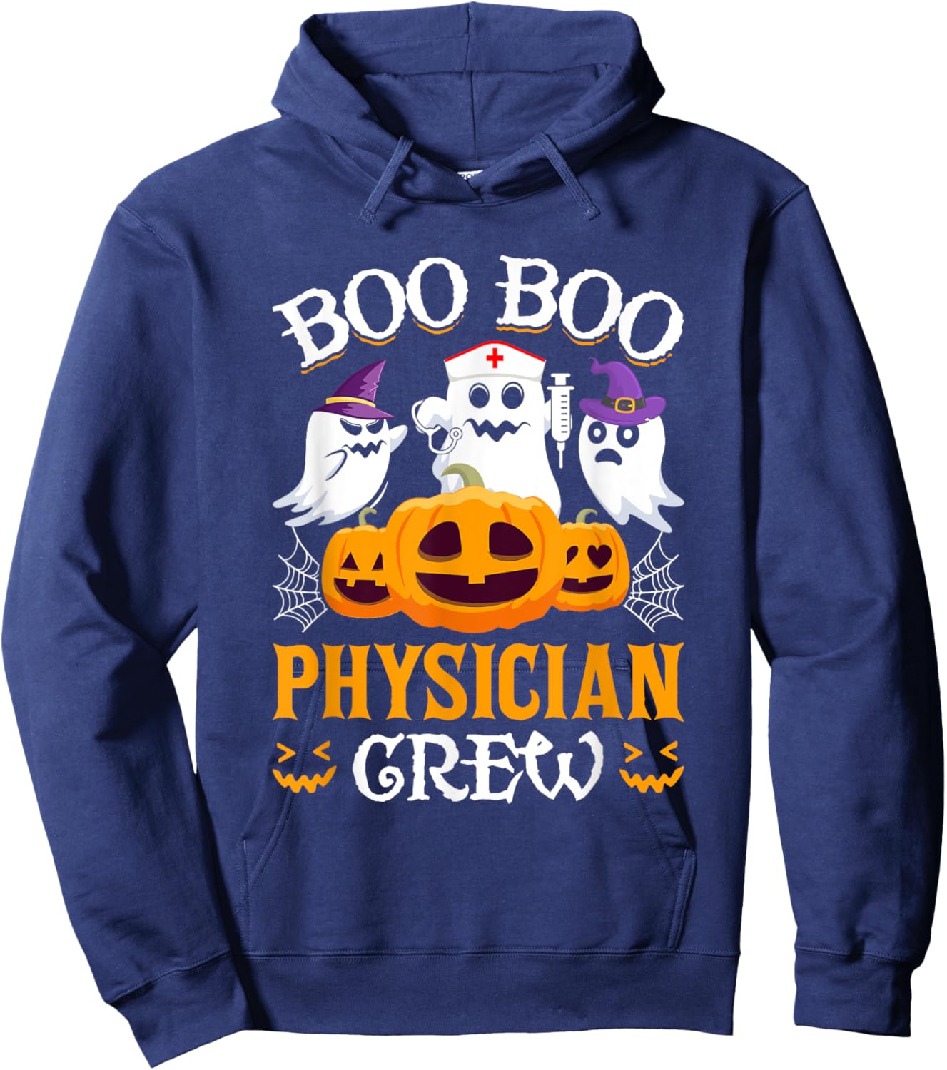 Boo Boo Physician Crew Hoodie - Hoodie | Navy