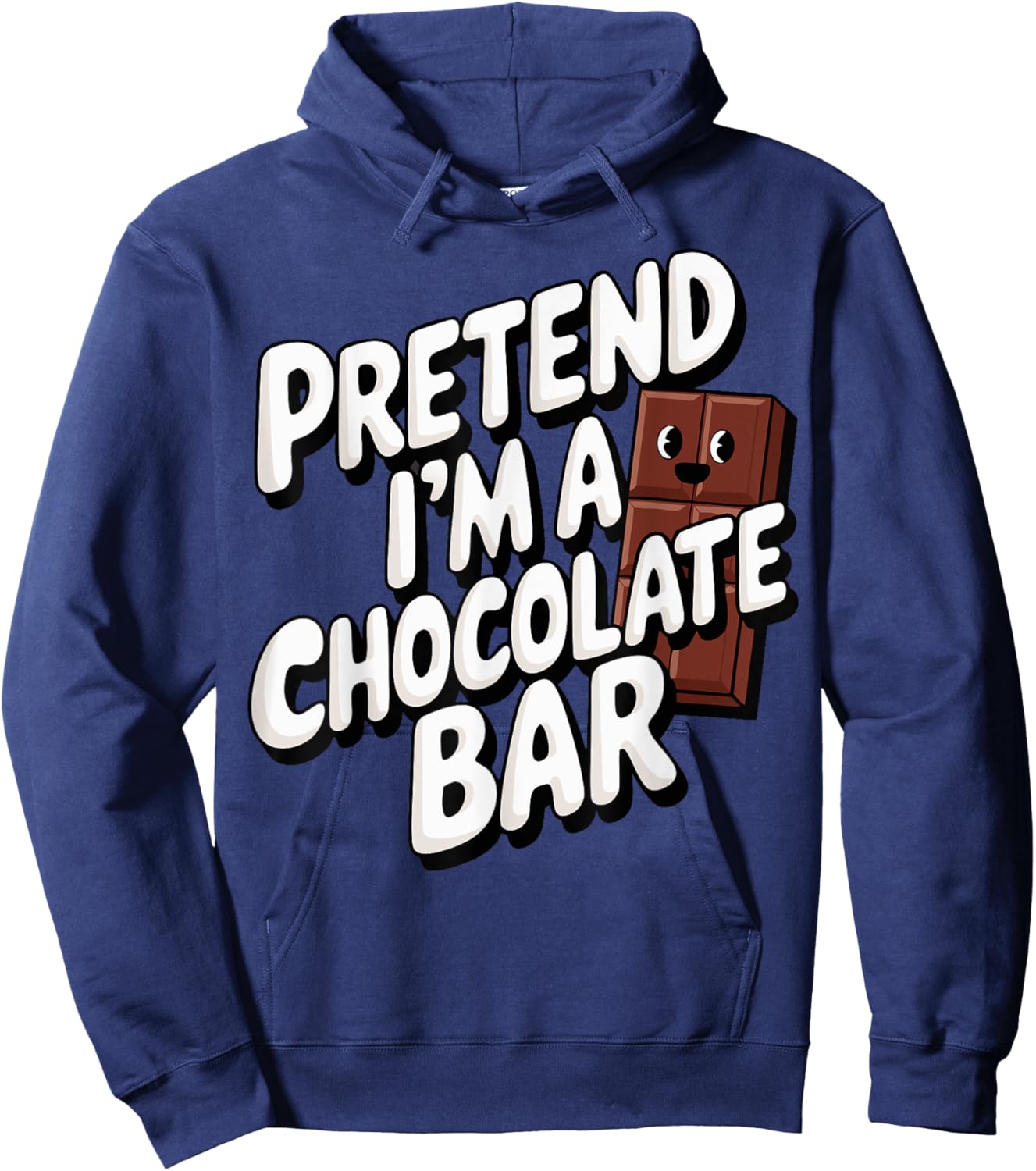 Pretend I'm A Chocolate Bar Hoodie - Hoodie | Navy