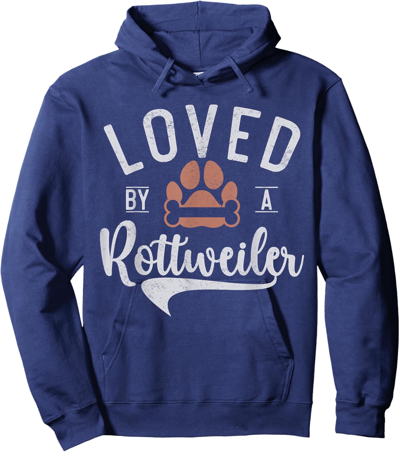 Loved by a Rottweiler Hoodie - Hoodie | Navy