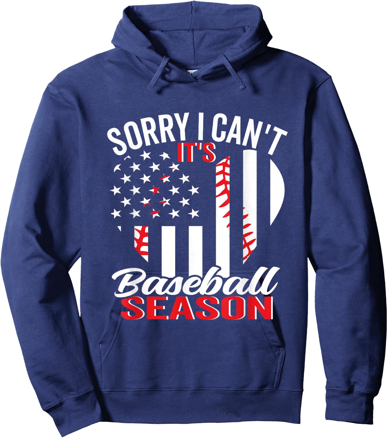 Baseball Hoodie - Hoodie | Navy
