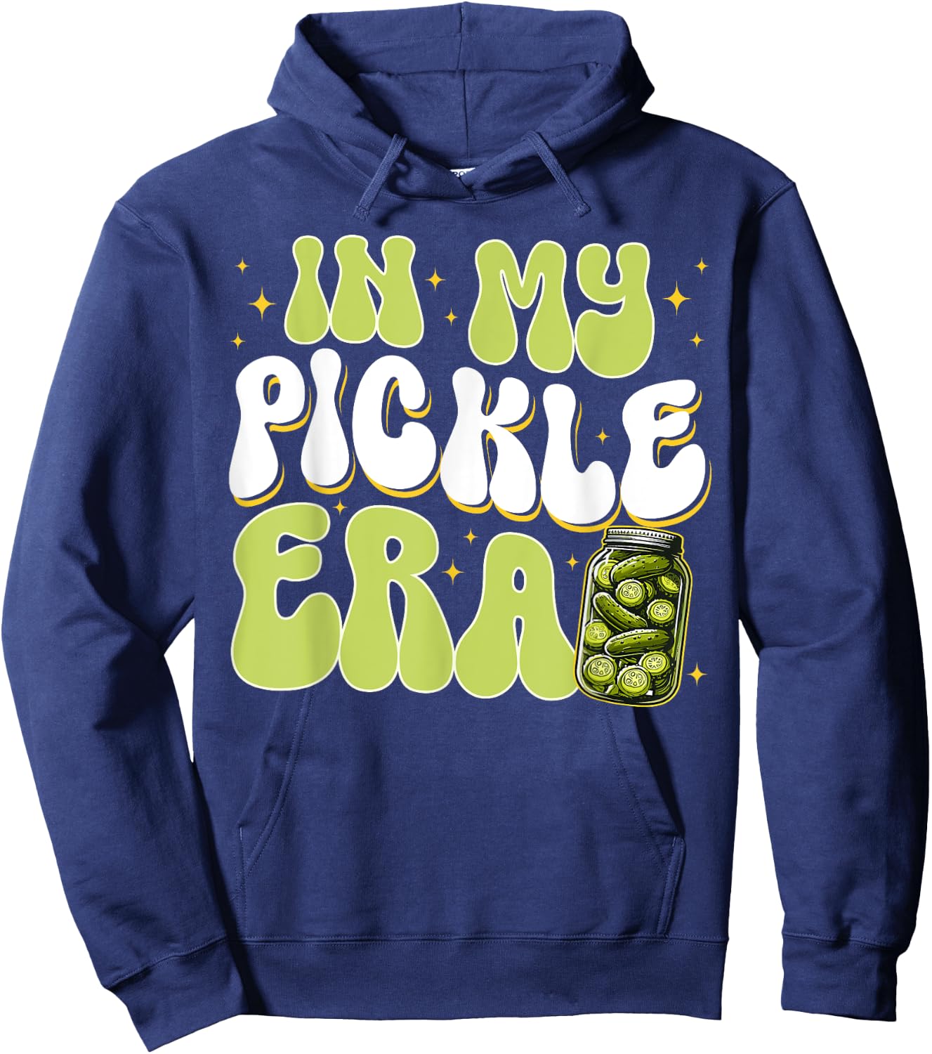 Retro Pickle Shirt In My Pickle Era Retro Women Girls Teens Hoodie - Hoodie | Navy