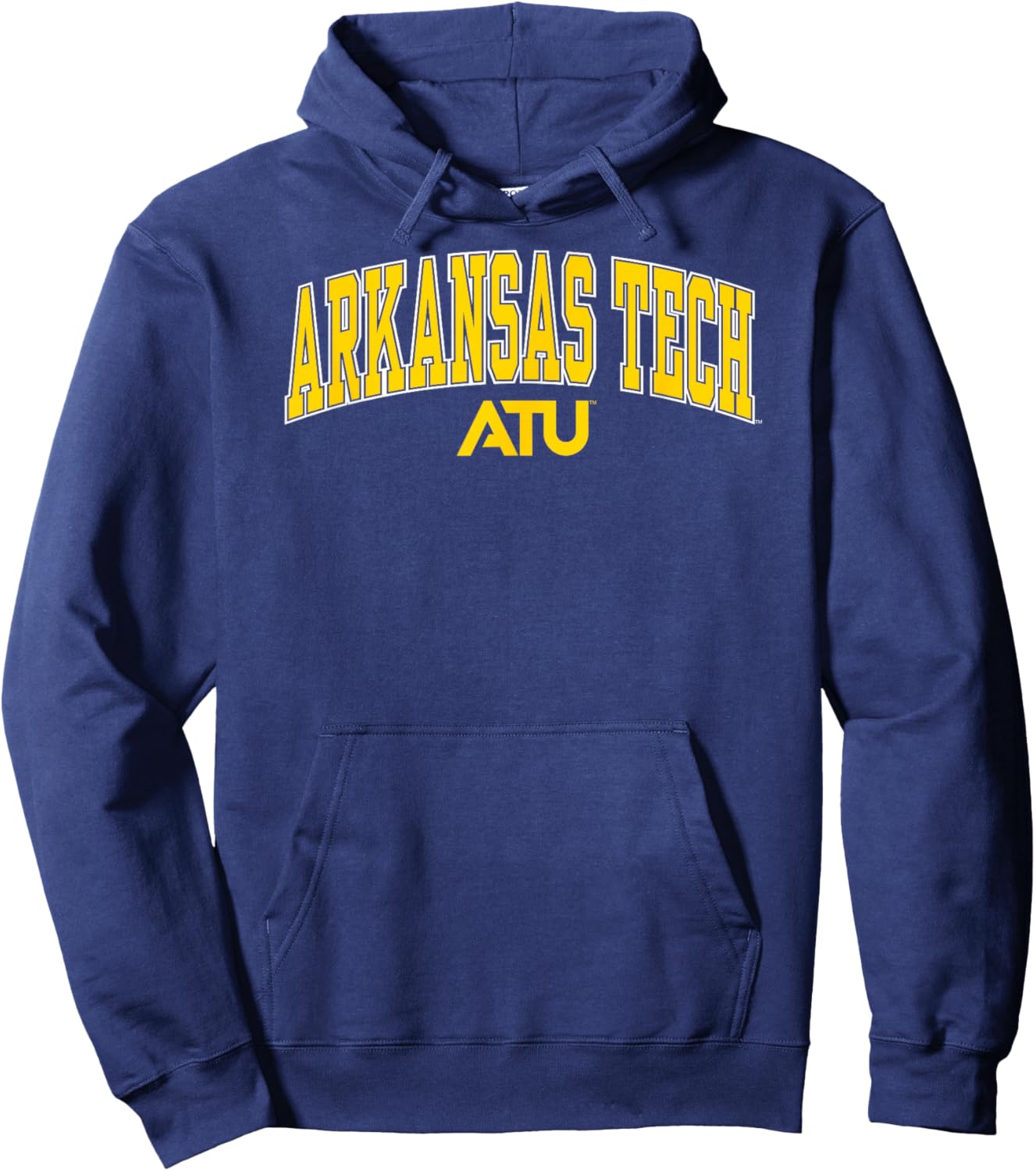 Arkansas Tech Wonder Boys Arch Over Green Hoodie - Hoodie | Navy