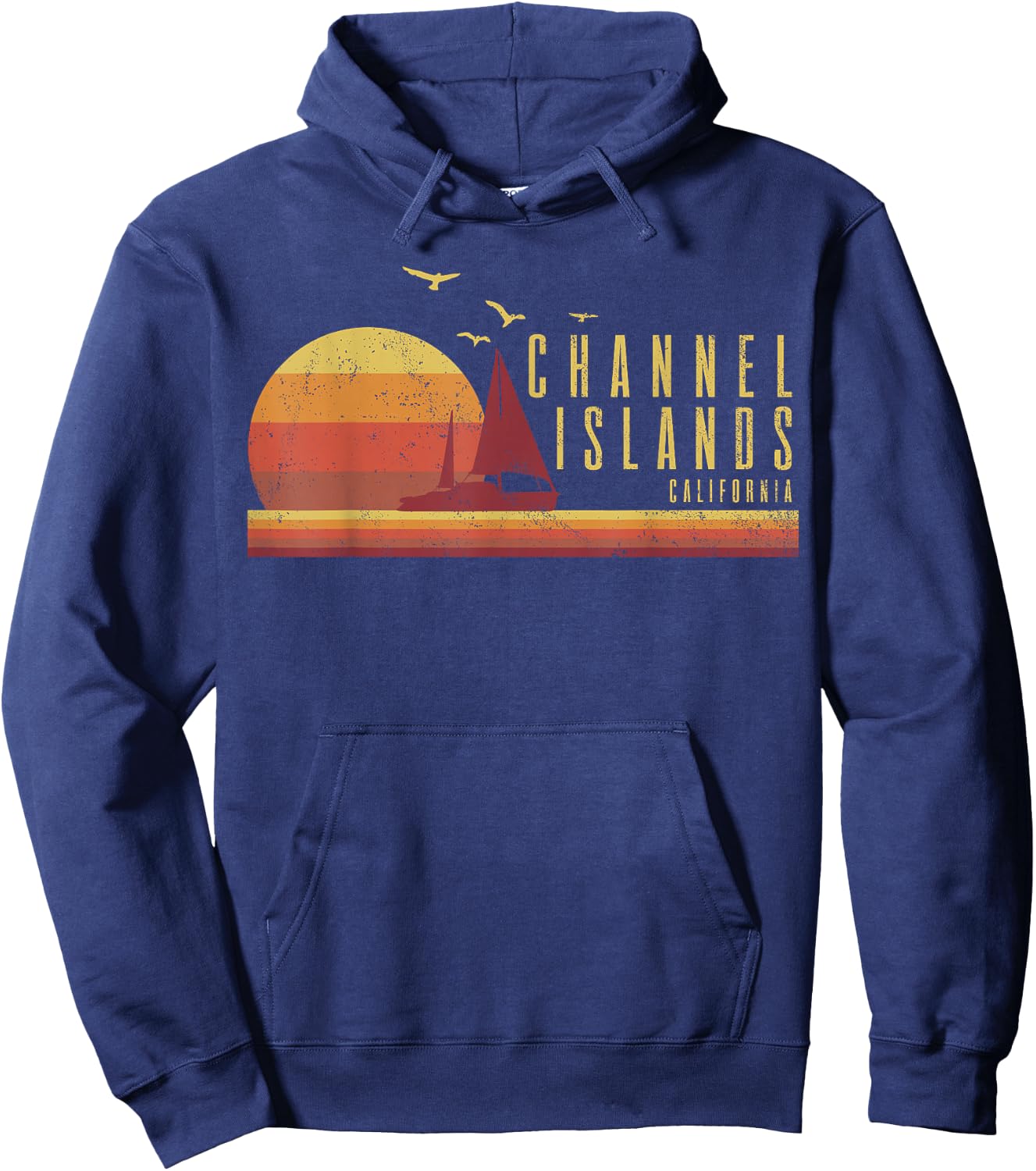 Channel Island California Hoodie - Hoodie | Navy