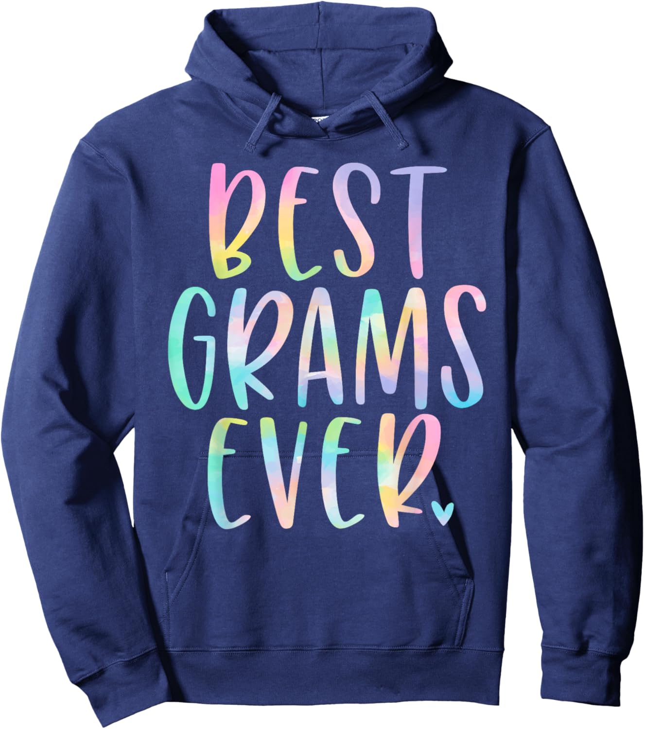 Best Grams Ever Gifts Grandma Mother's Day Tie Dye Hoodie - Hoodie | Navy