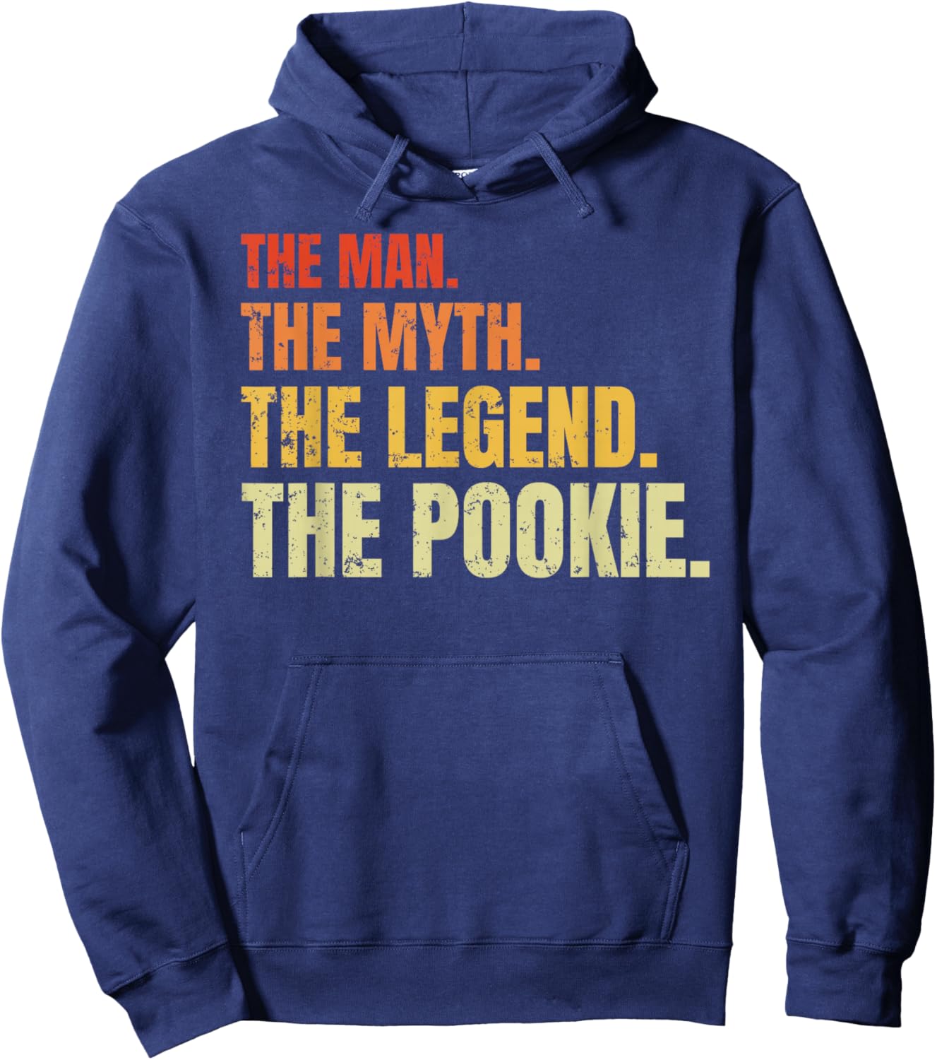 Funny Pookie Viral Meme Humor Joke Parody Gen Z Trendy 2026 Hoodie - Hoodie | Navy