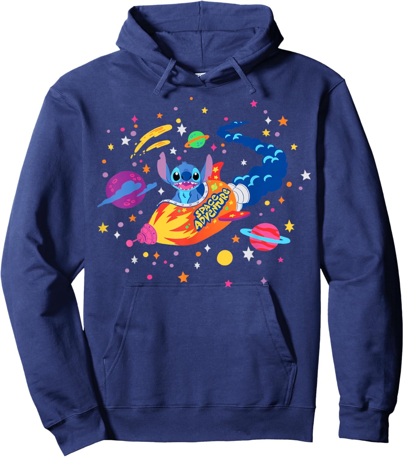 Disney Lilo & Stitch Space Adventure Rocket Stitch Hoodie - Hoodie | Navy