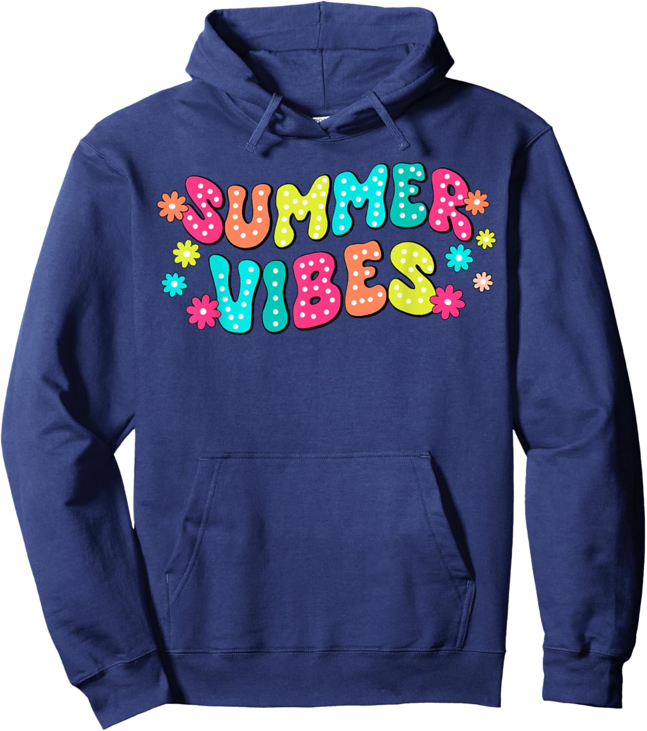 Summer Vibes Hello Summer Vacation Groovy Cruise Summer 2024 Men Women Girls Kids Hoodie - Hoodie | Navy