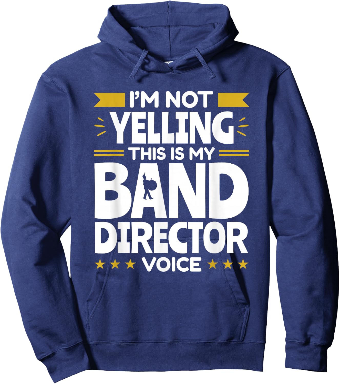 Band Director Voice Music Teacher Funny Appreciation Hoodie - Hoodie | Navy