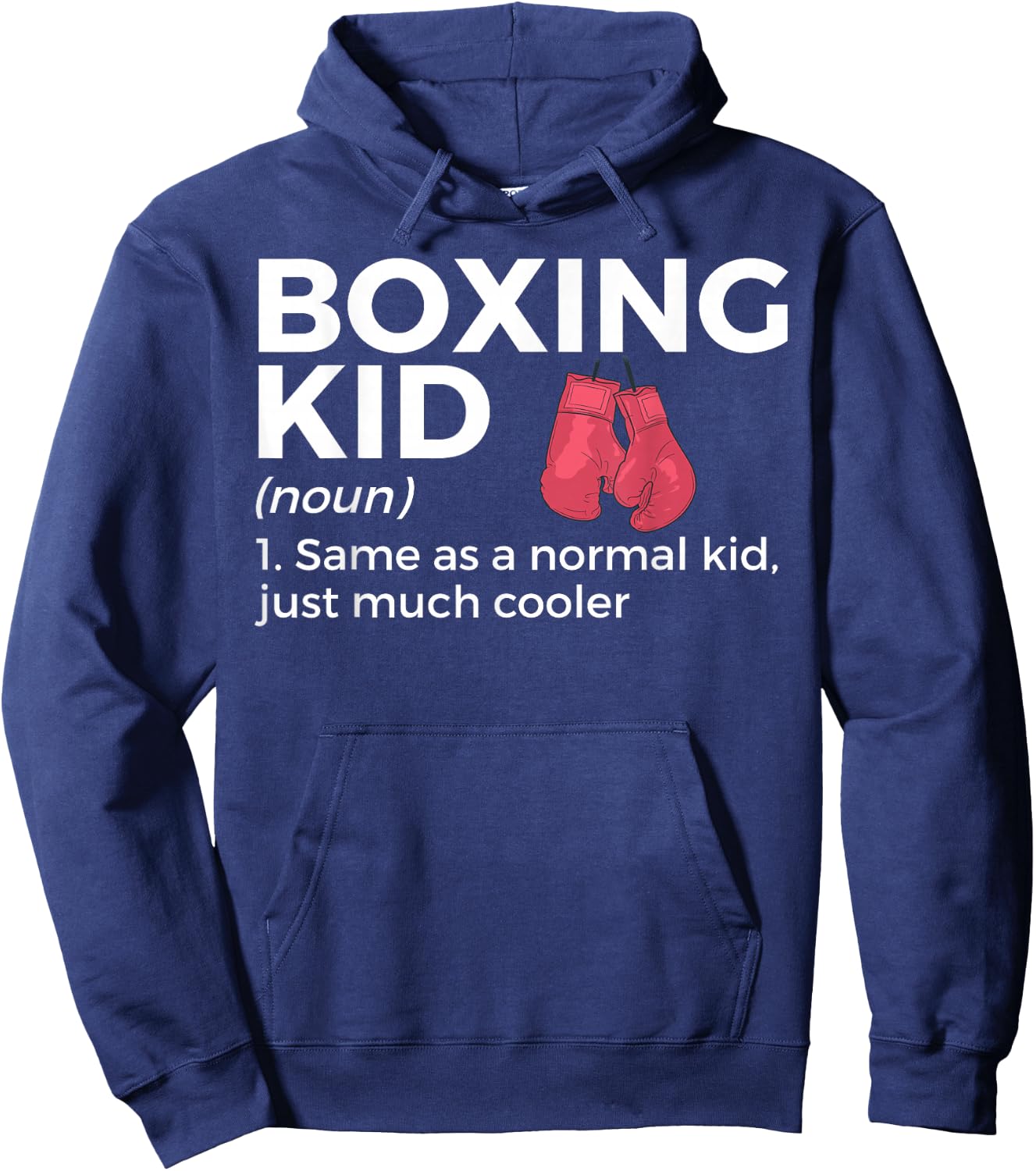 Funny Boxing Kid Definition Hoodie - Hoodie | Navy