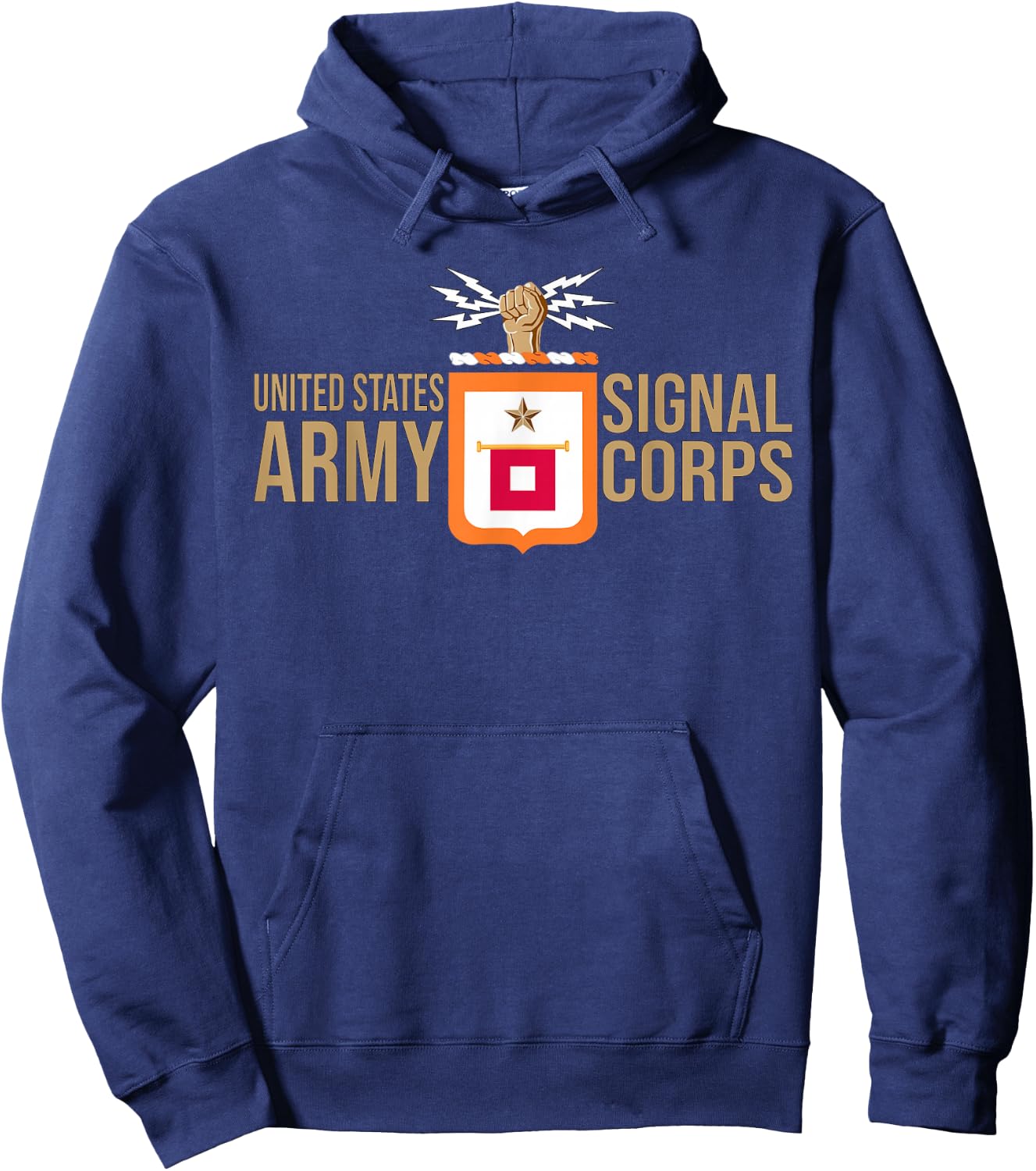 Army Signal Corps Branch Usasc Us Hoodie - Hoodie | Navy
