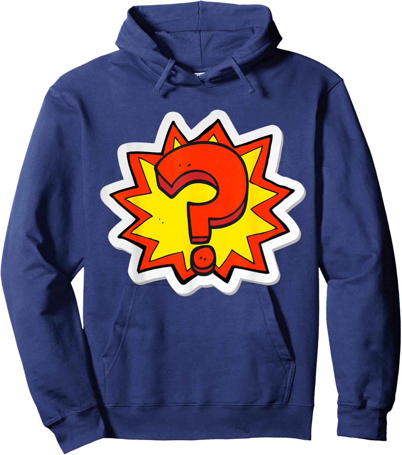 Question Mark Shirt Men & Women Hoodie - Hoodie | Navy