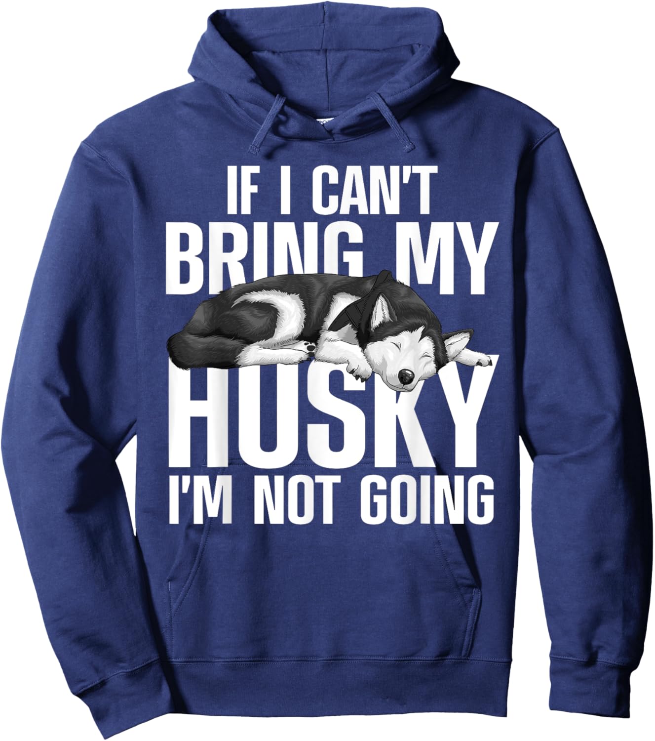 Husky Design Women Siberian Husky Dog Husky Lover Hoodie - Hoodie | Navy