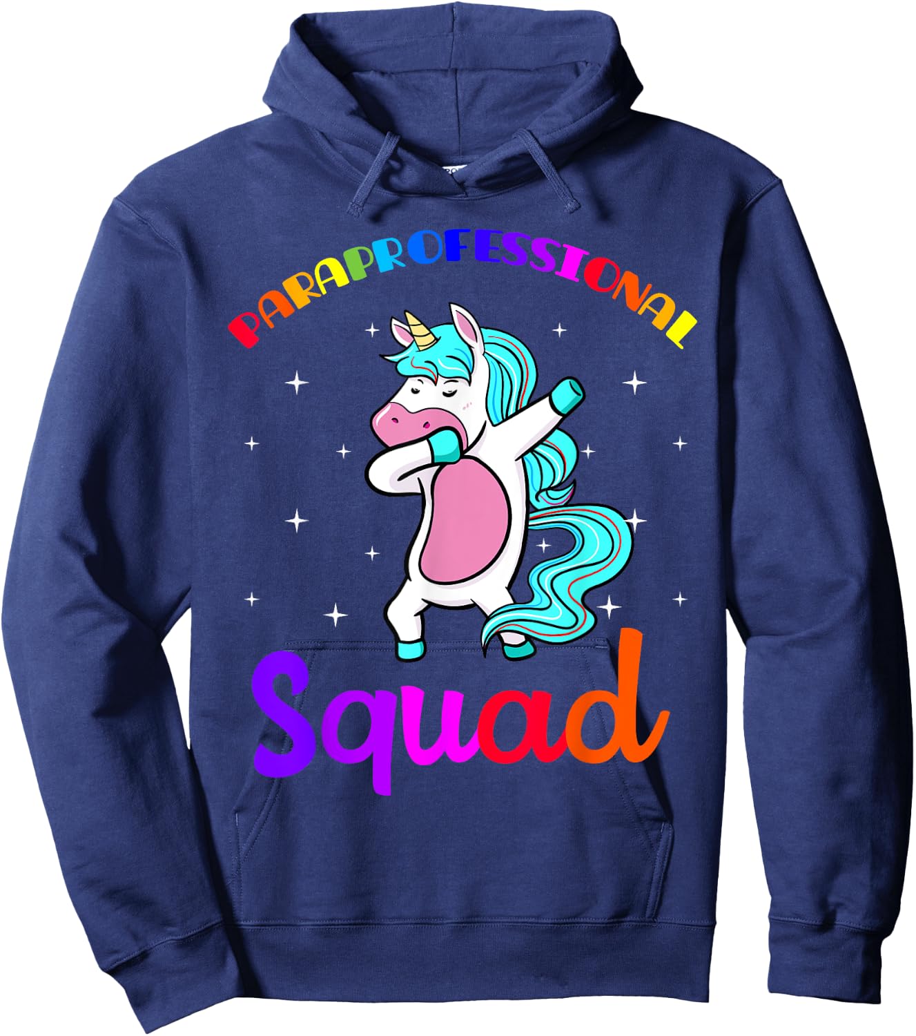 Paraprofessional Squad Paraeducator Para-pro Teacher's Aide Women Girls Kids Hoodie - Hoodie | Navy