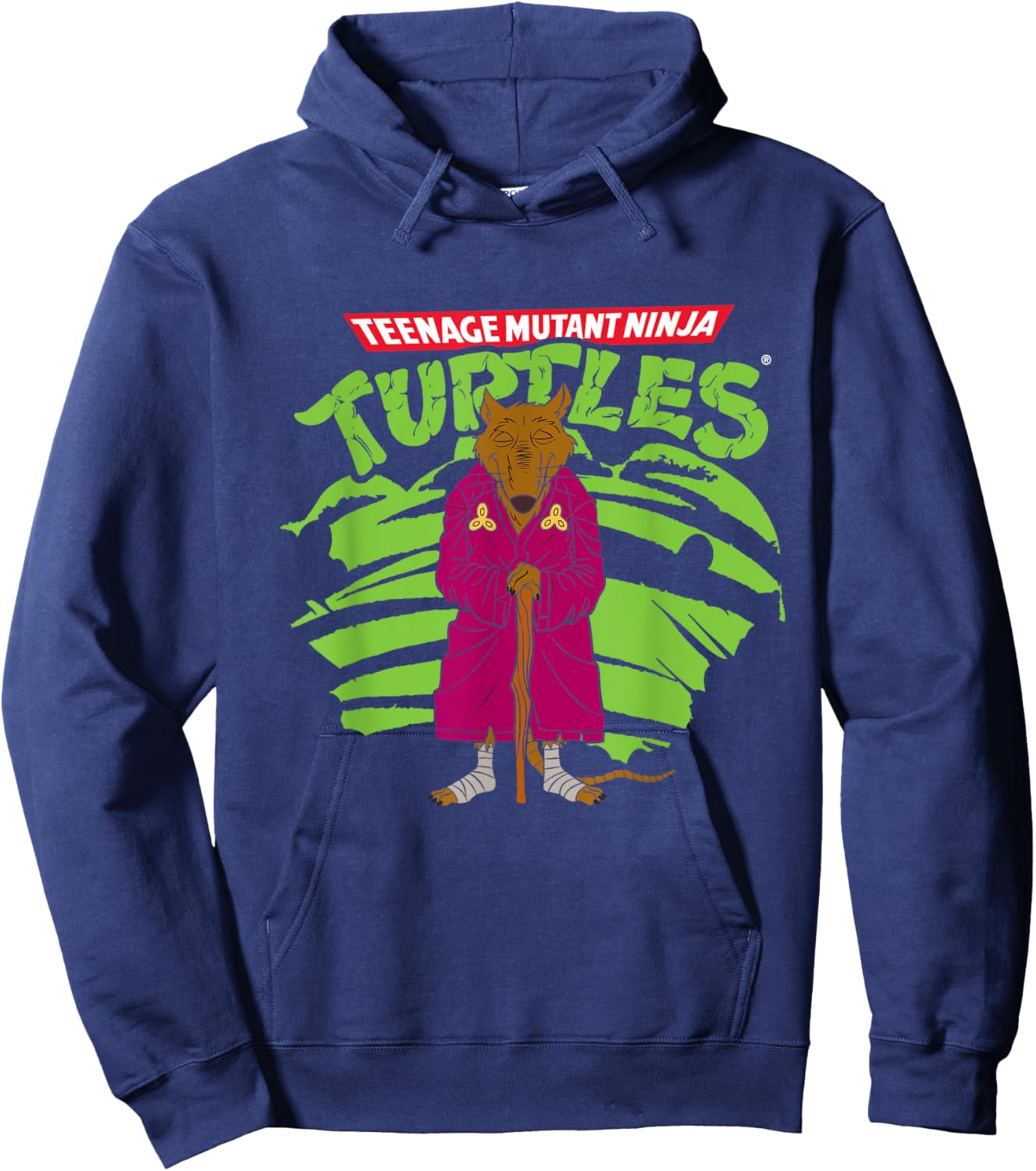 Mademark x Teenage Mutant Ninja Turtles - Teenage Mutant Ninja Turtles - Original TMNT Splinter Rat Hoodie - Hoodie | Navy