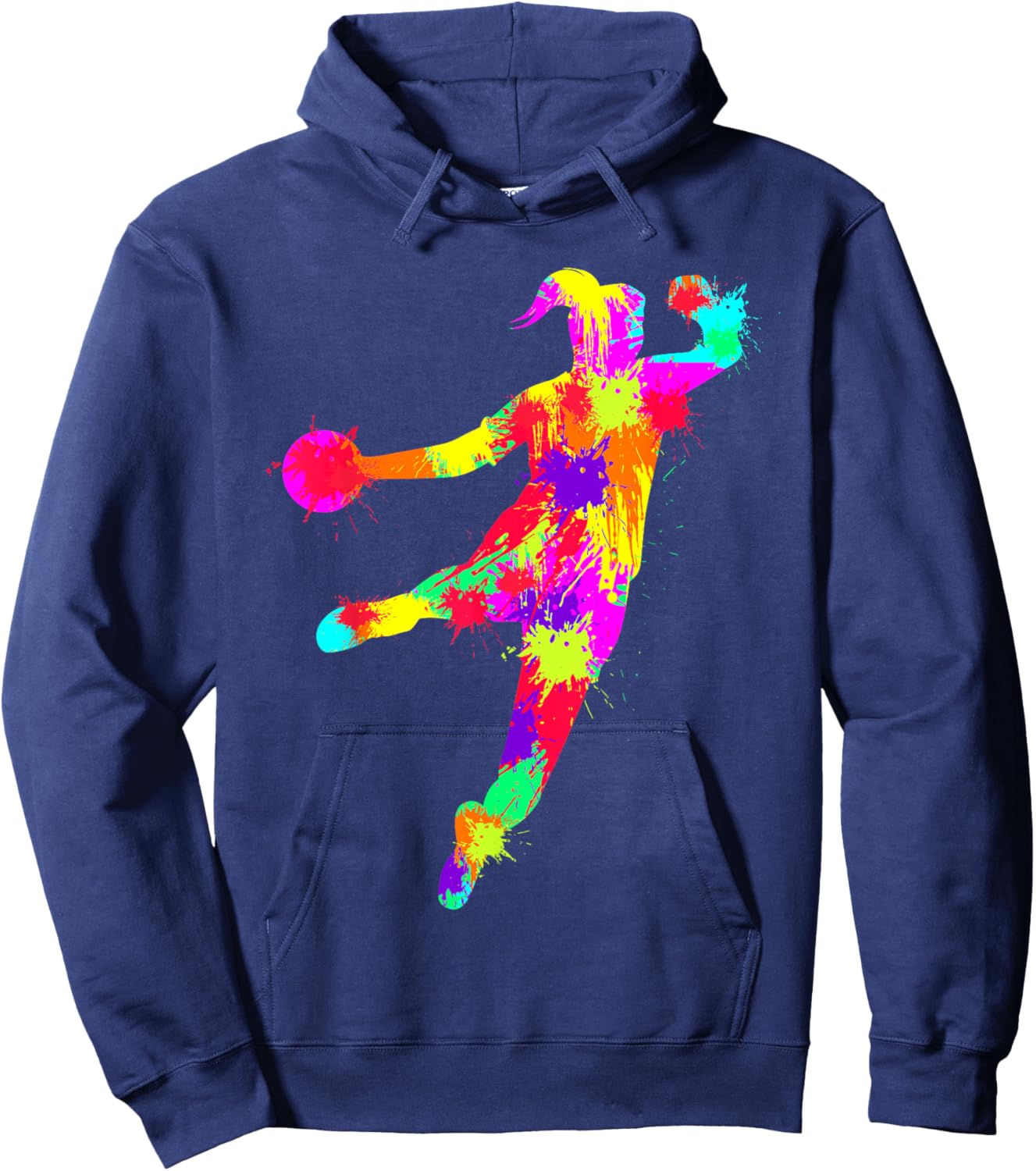 Handball Handballerin Handballspieler Mädchen Kinder Hoodie - Hoodie | Navy