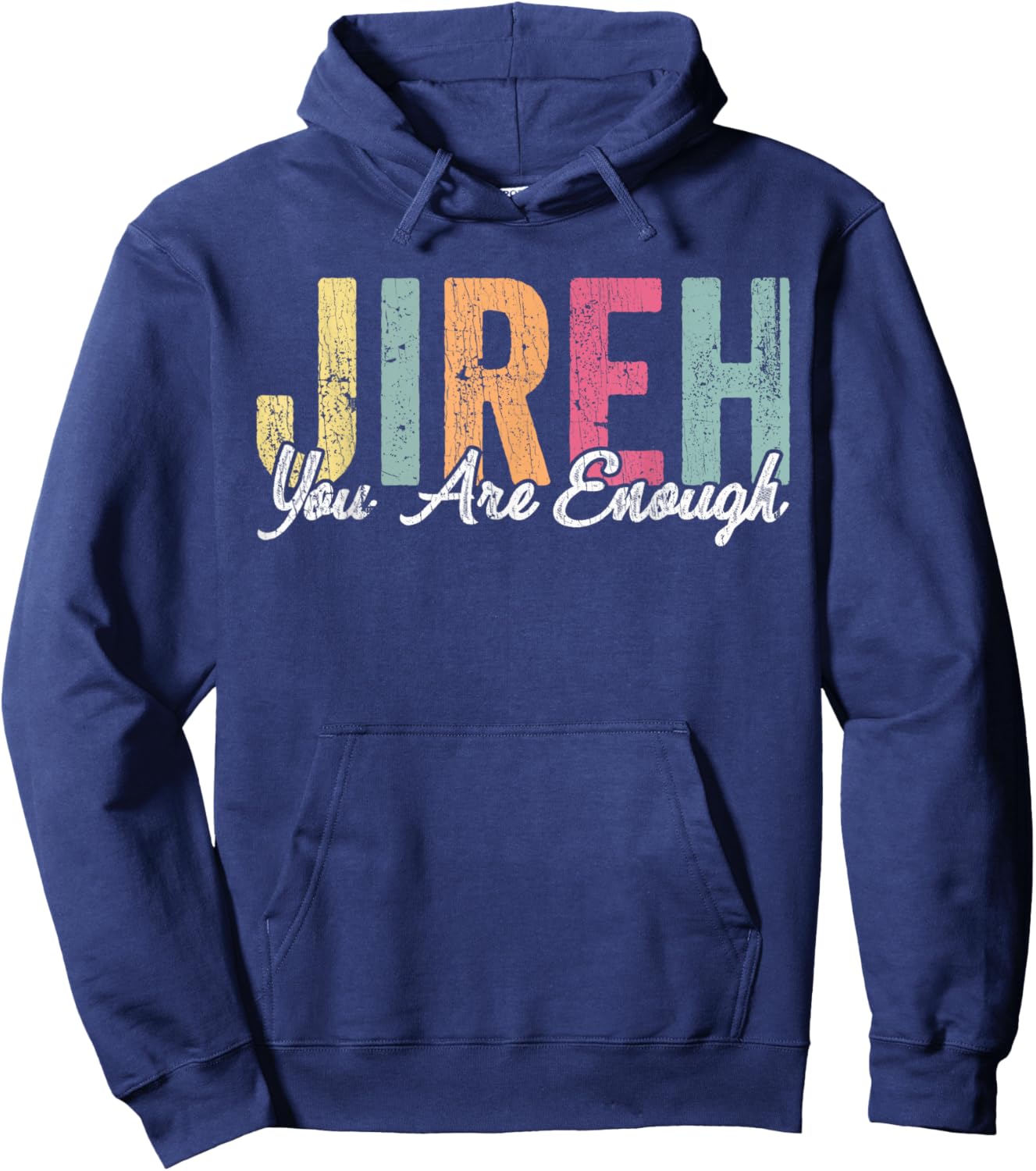 Jireh You Enough christian Faith Bible Hoodie - Hoodie | Navy