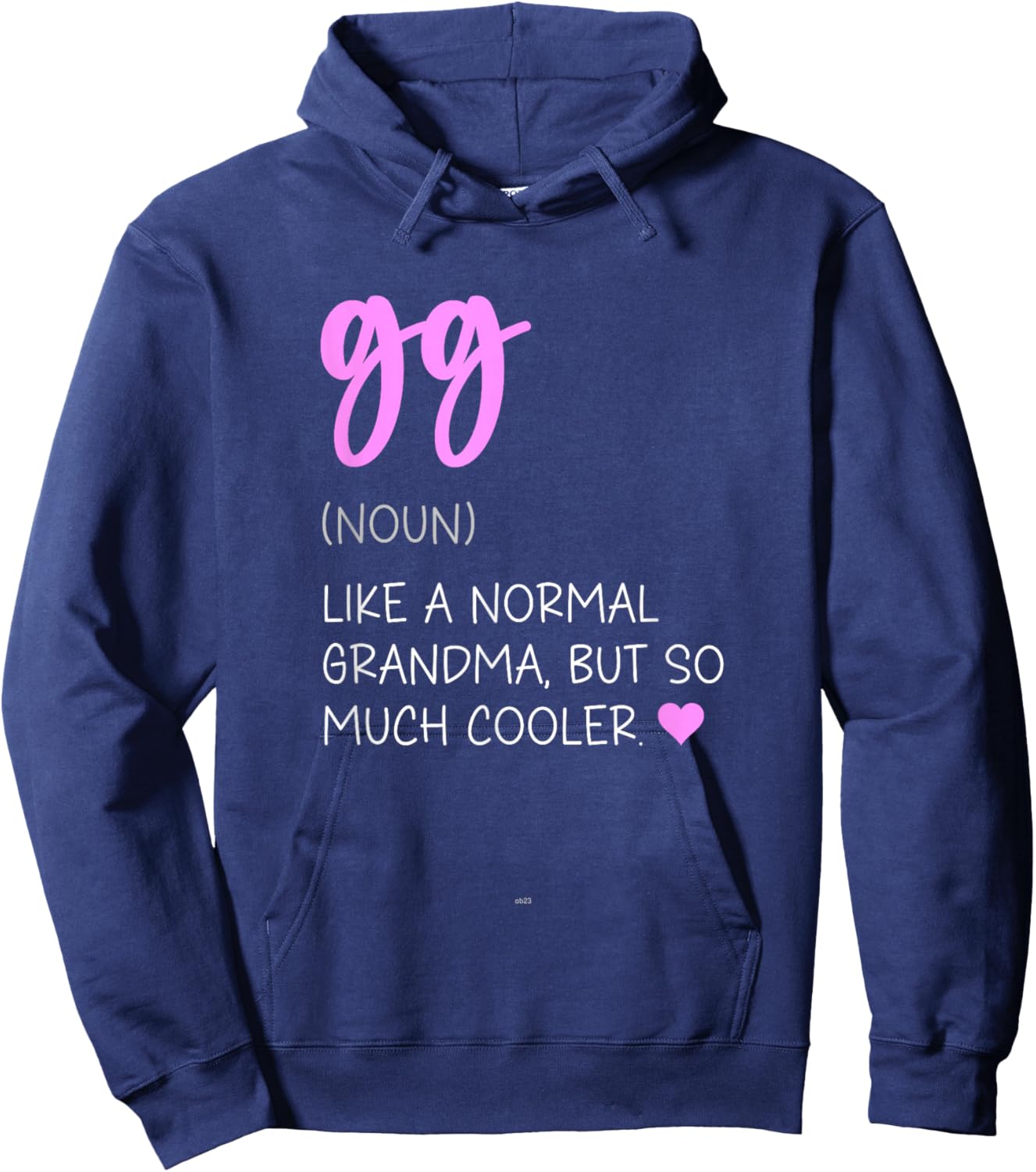 GG Definition Cute Mother's Day Noun Hoodie - Hoodie | Navy