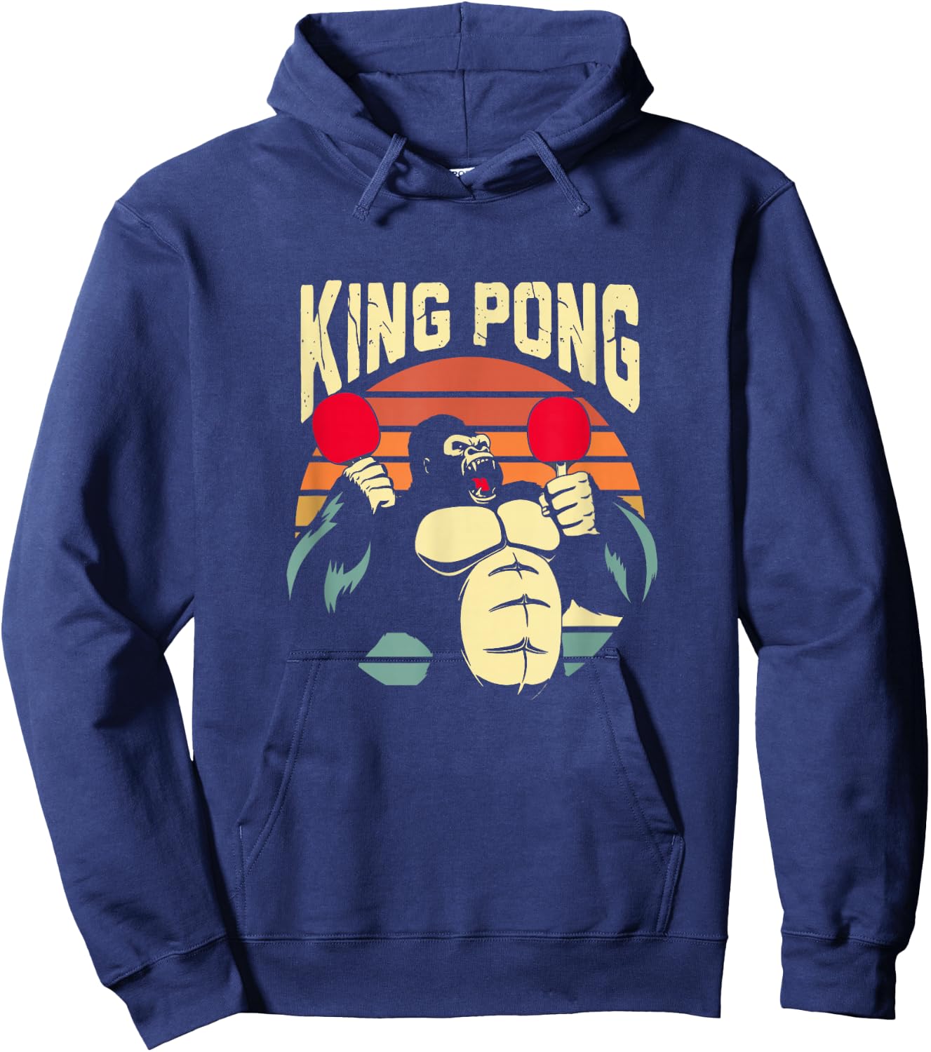 Ping Pong Table Tennis Player Hoodie - Hoodie | Navy