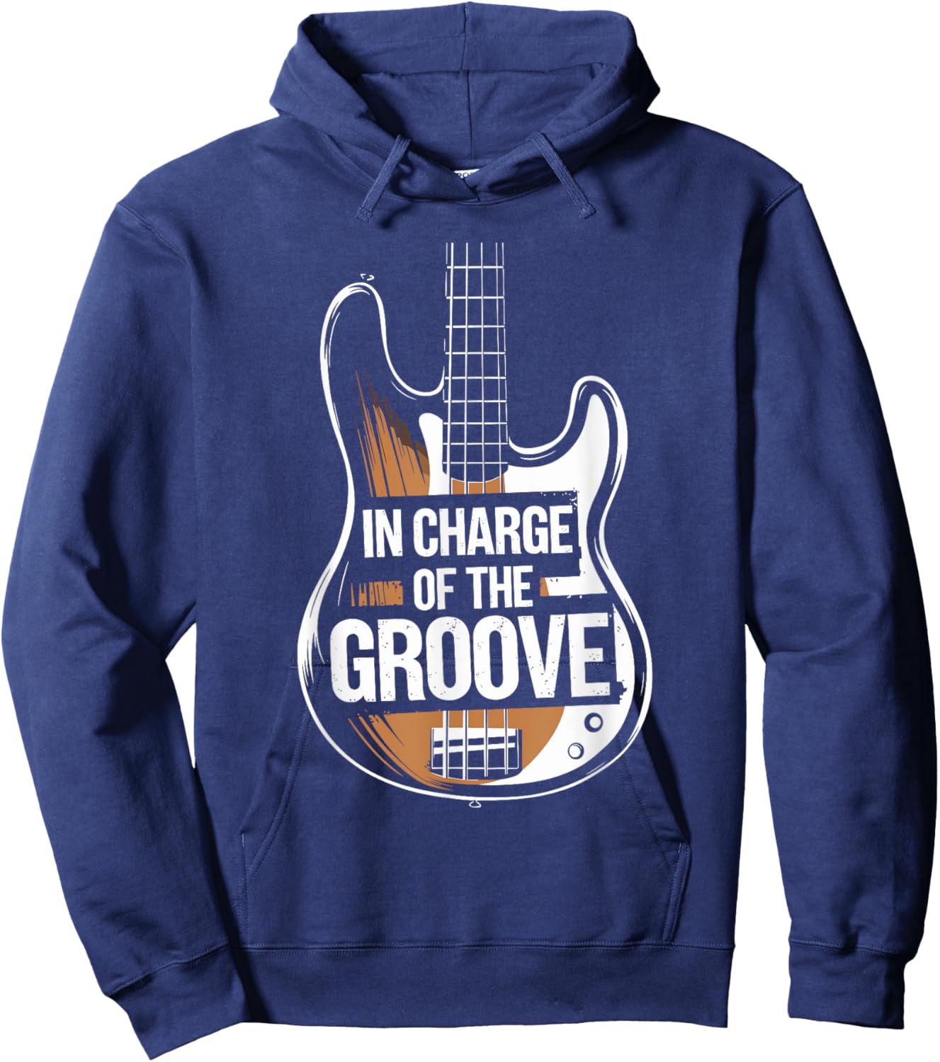 Bass Player Musician for Bass Guitar Bassist Hoodie - Hoodie | Navy