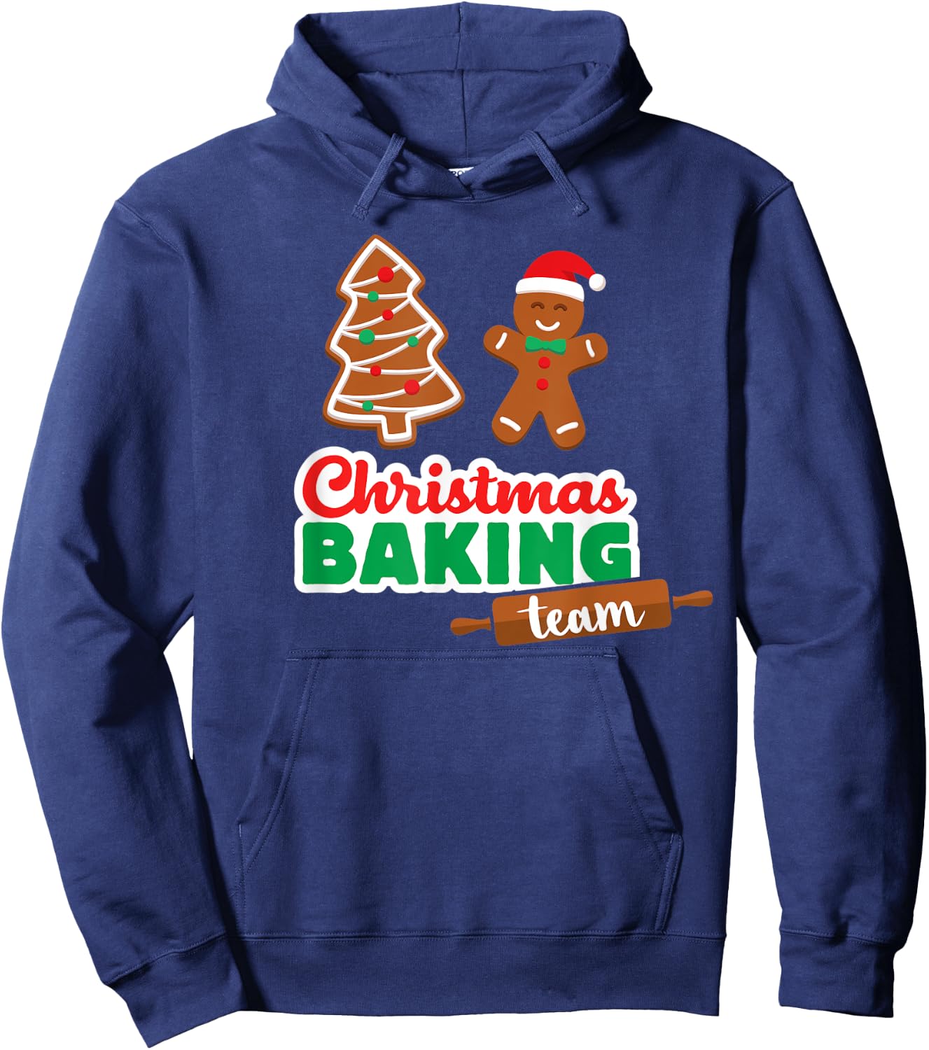 Christmas Baking Team T Shirt Funny Xmas Cookies Matching Hoodie - Hoodie | Navy