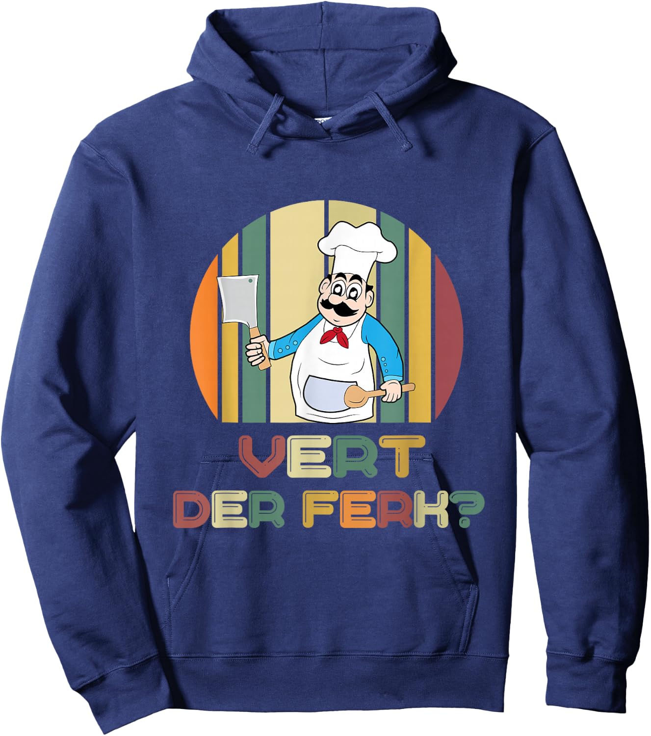 Vert Der Ferk Funny Chef Knife T Shirt Kitchen Hoodie - Hoodie | Navy