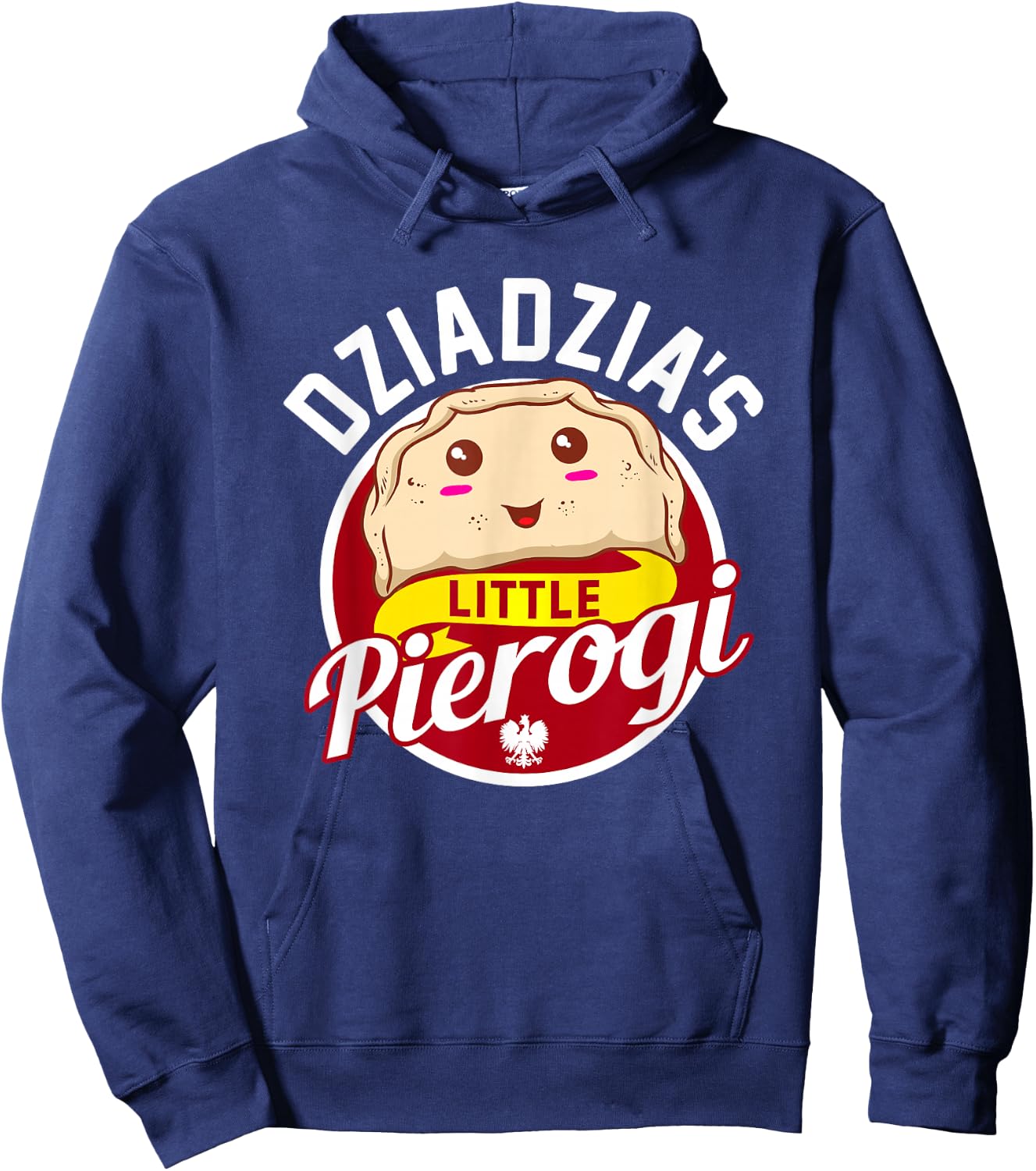 Dziadzia's Little Pierogi! Polish Baby Shower Gift Hoodie - Hoodie | Navy