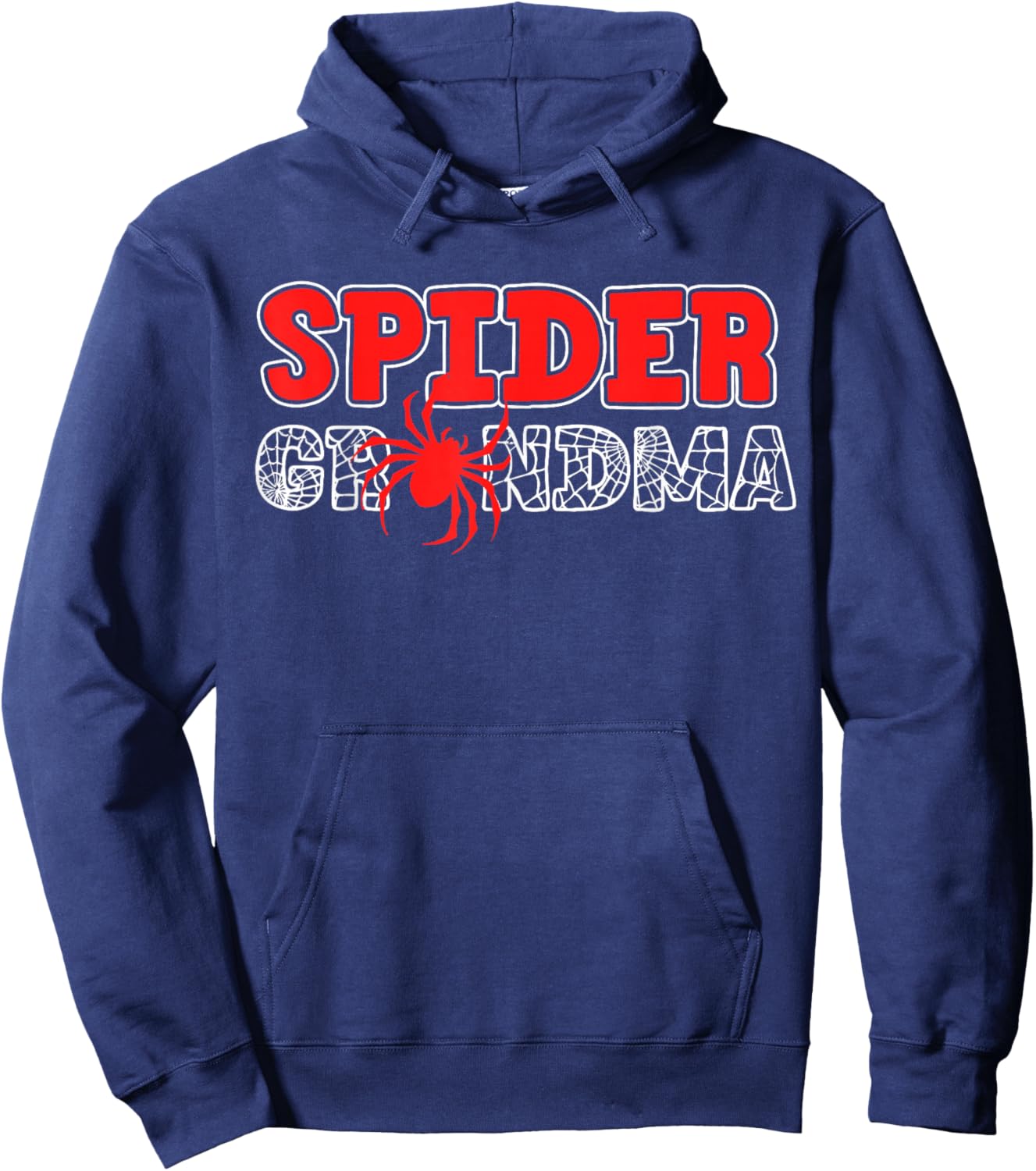 Spider Grandma Spidey Birthday Matching Family Christmas Hoodie - Hoodie | Navy