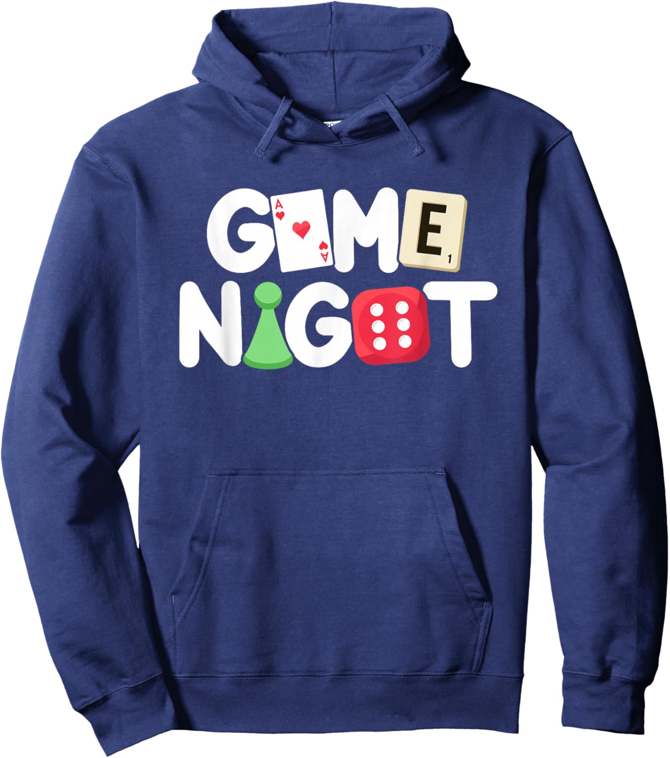 Game Night Host Board Games Trivia Night Team Women Men Hoodie - Hoodie | Navy