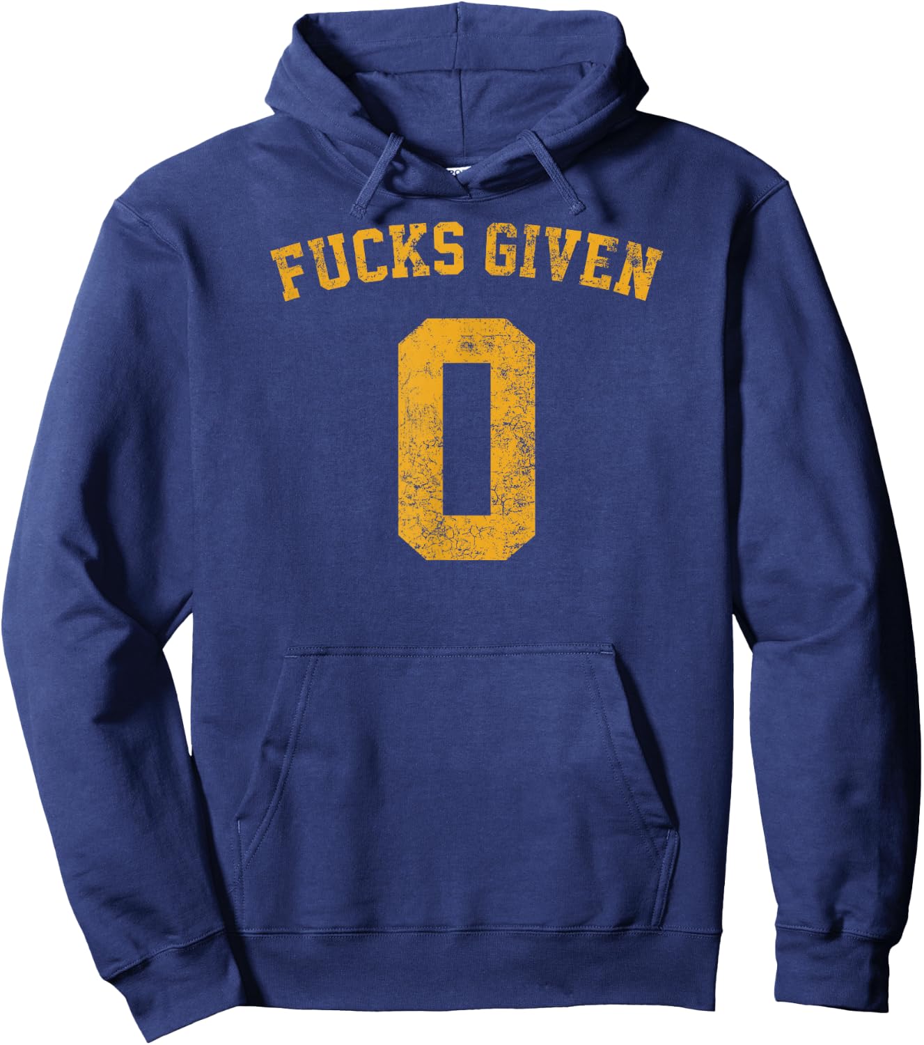 Zero Fucks Givens Sarcastic Funny Joke Man Women Hoodie - Hoodie | Navy