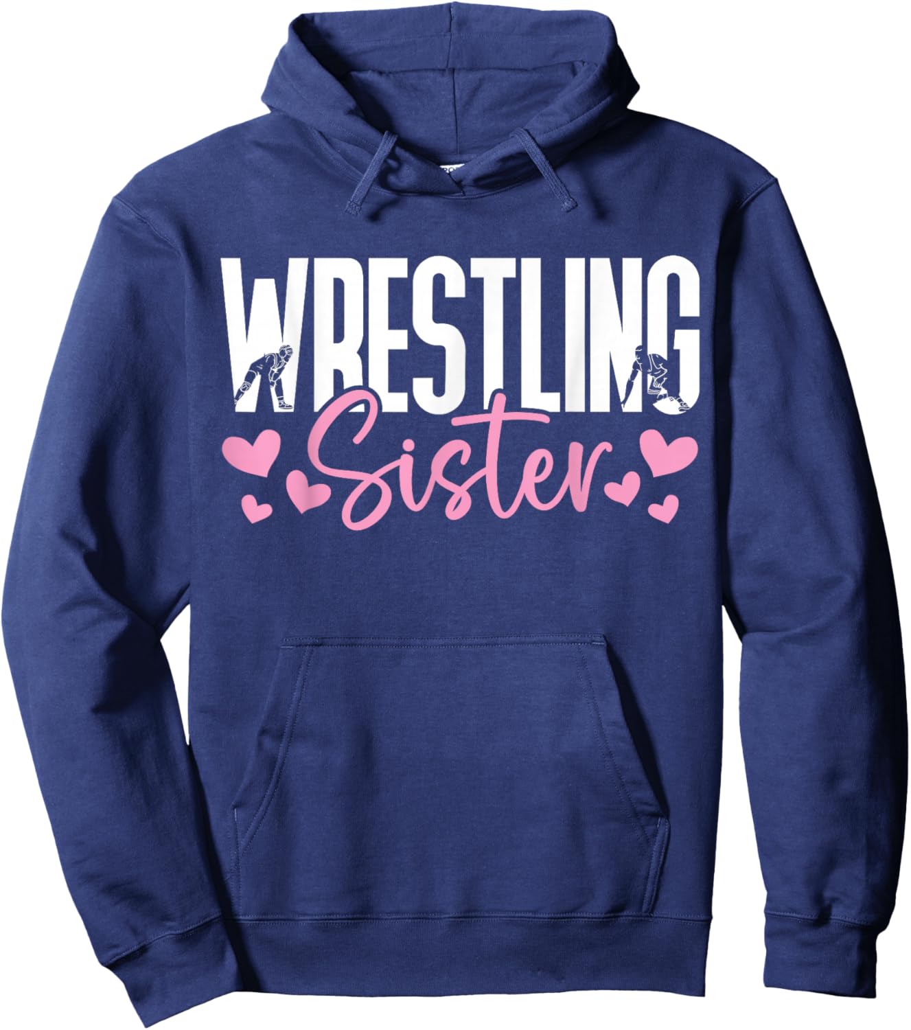 Wrestling Sister Hoodie - Hoodie | Navy