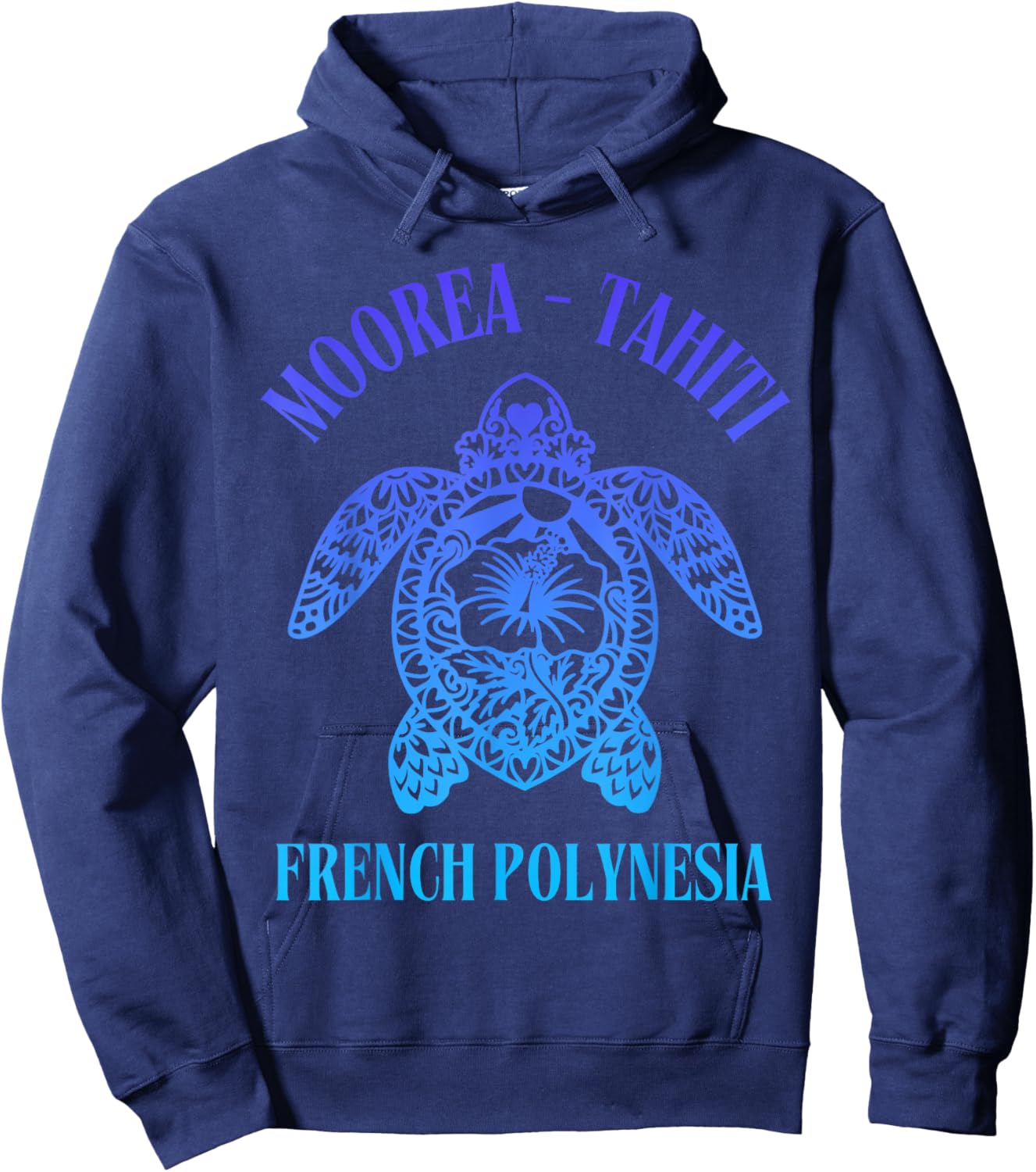 French Polynesia Moorea Tahiti Hoodie - Hoodie | Navy