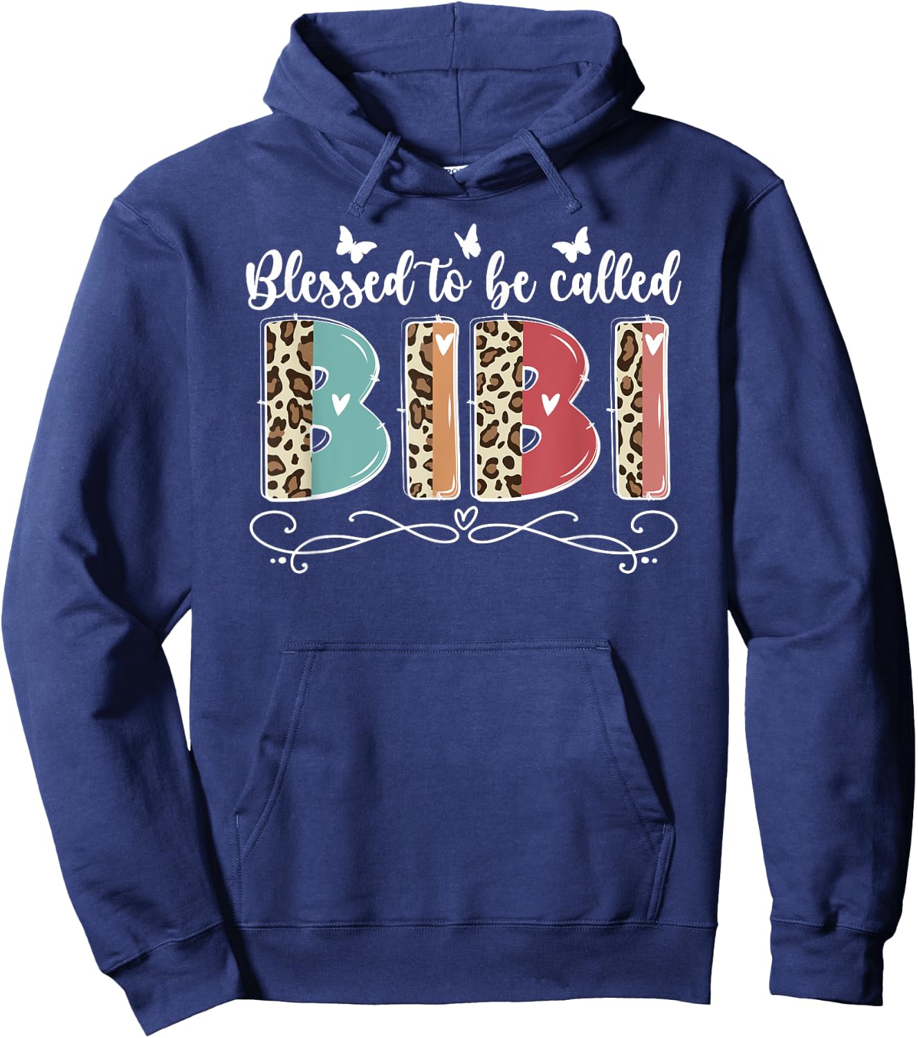 Blessed To Be Called Bibi Grandma Bibi Grandmother Hoodie - Hoodie | Navy