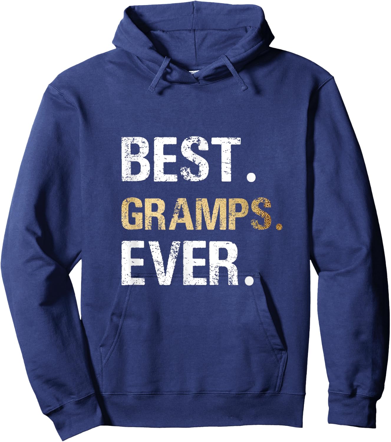 Gift from Granddaughter Grandson Best Gramps Ever Hoodie - Hoodie | Navy