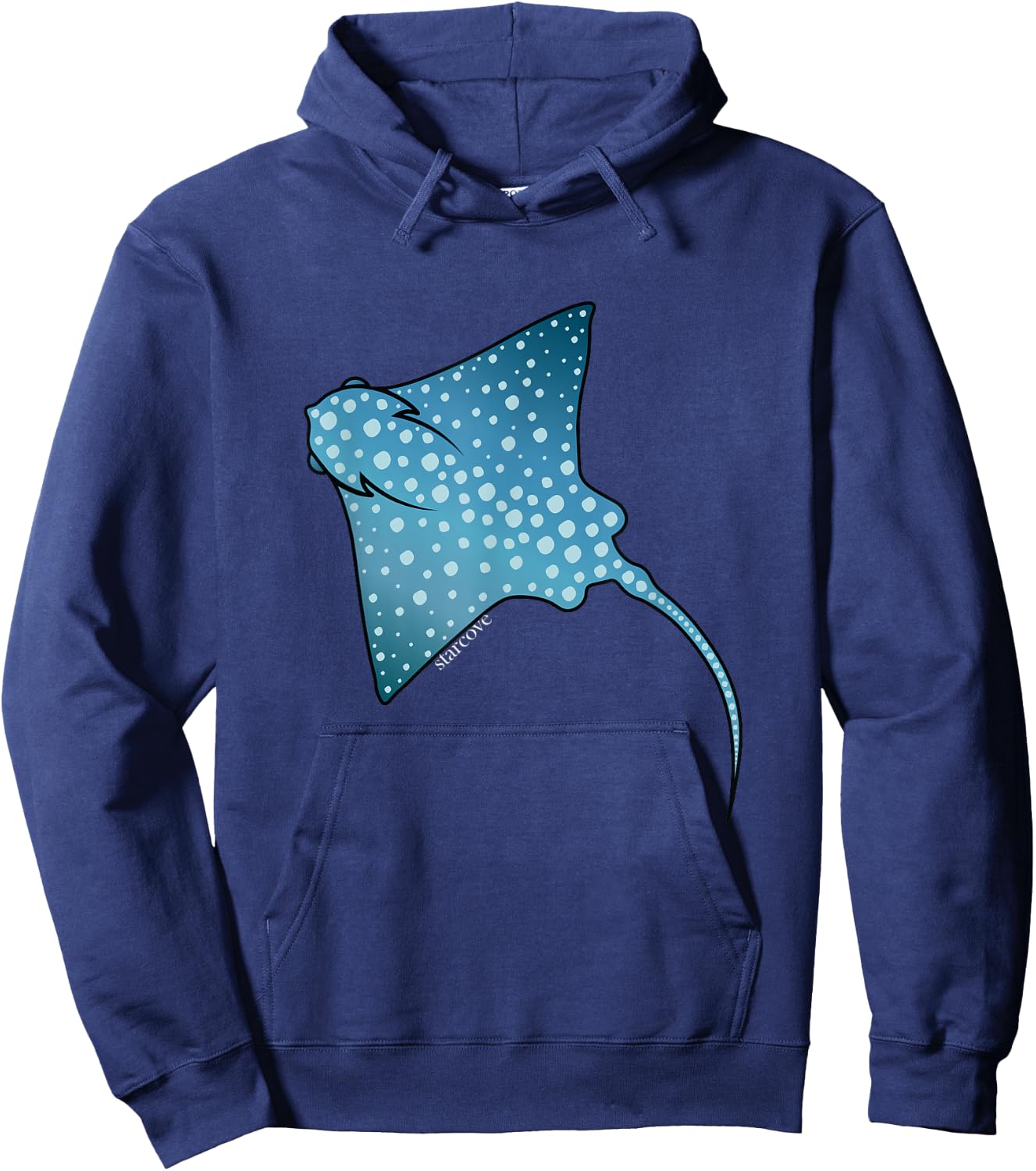 Spotted Eagle Rays Stingray Marine Animals Lover Fish Ocean Hoodie - Hoodie | Navy