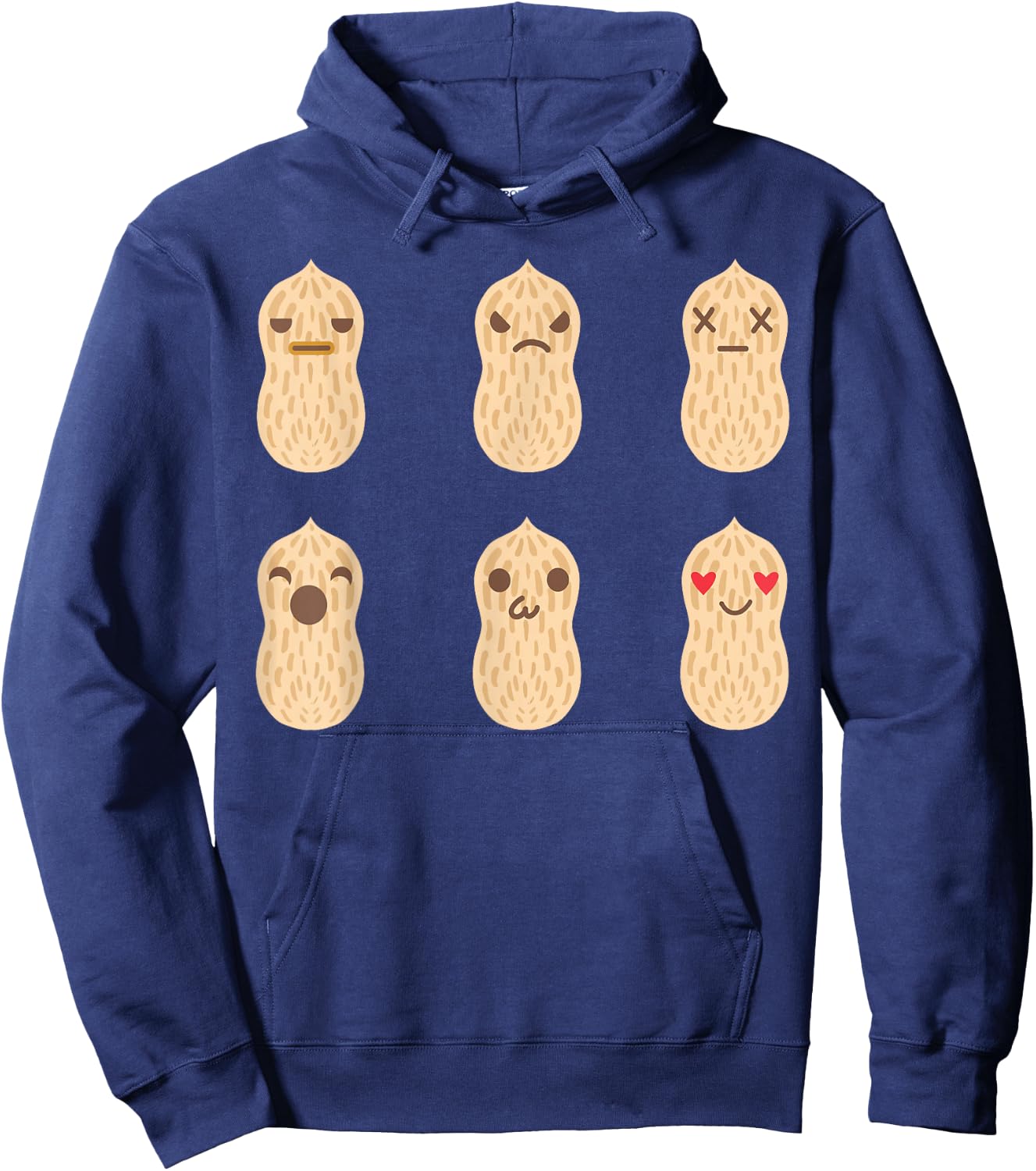 Peanut Graphic gift, Nut design, Peanut design Hoodie - Hoodie | Navy
